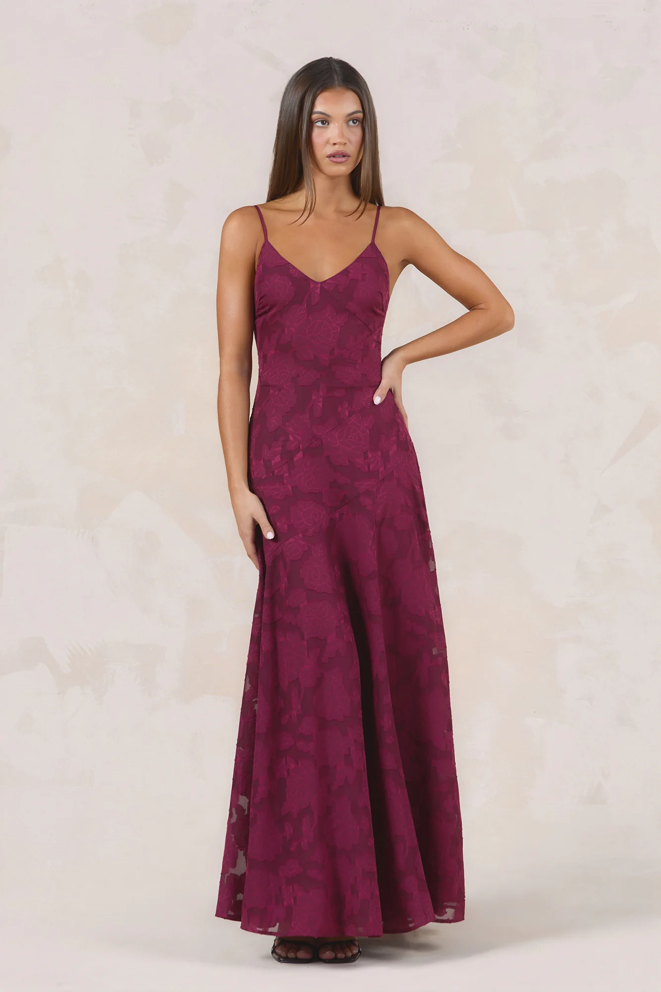 Dancing Spark Maxi Dress Wine
