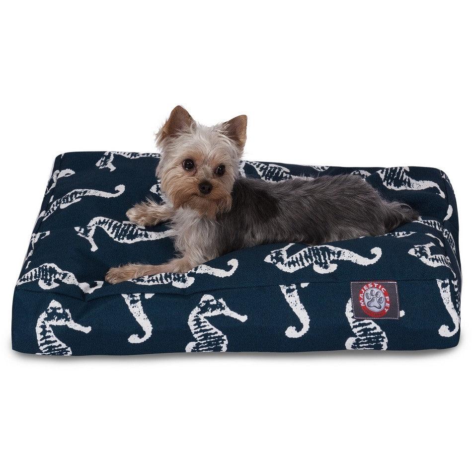 Sea Horse Memory Foam Dog Bed