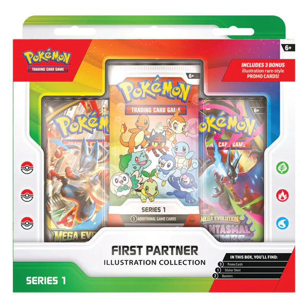 Pokémon TCG: First Partner Illustration Collection Series 1 (30 Cards)