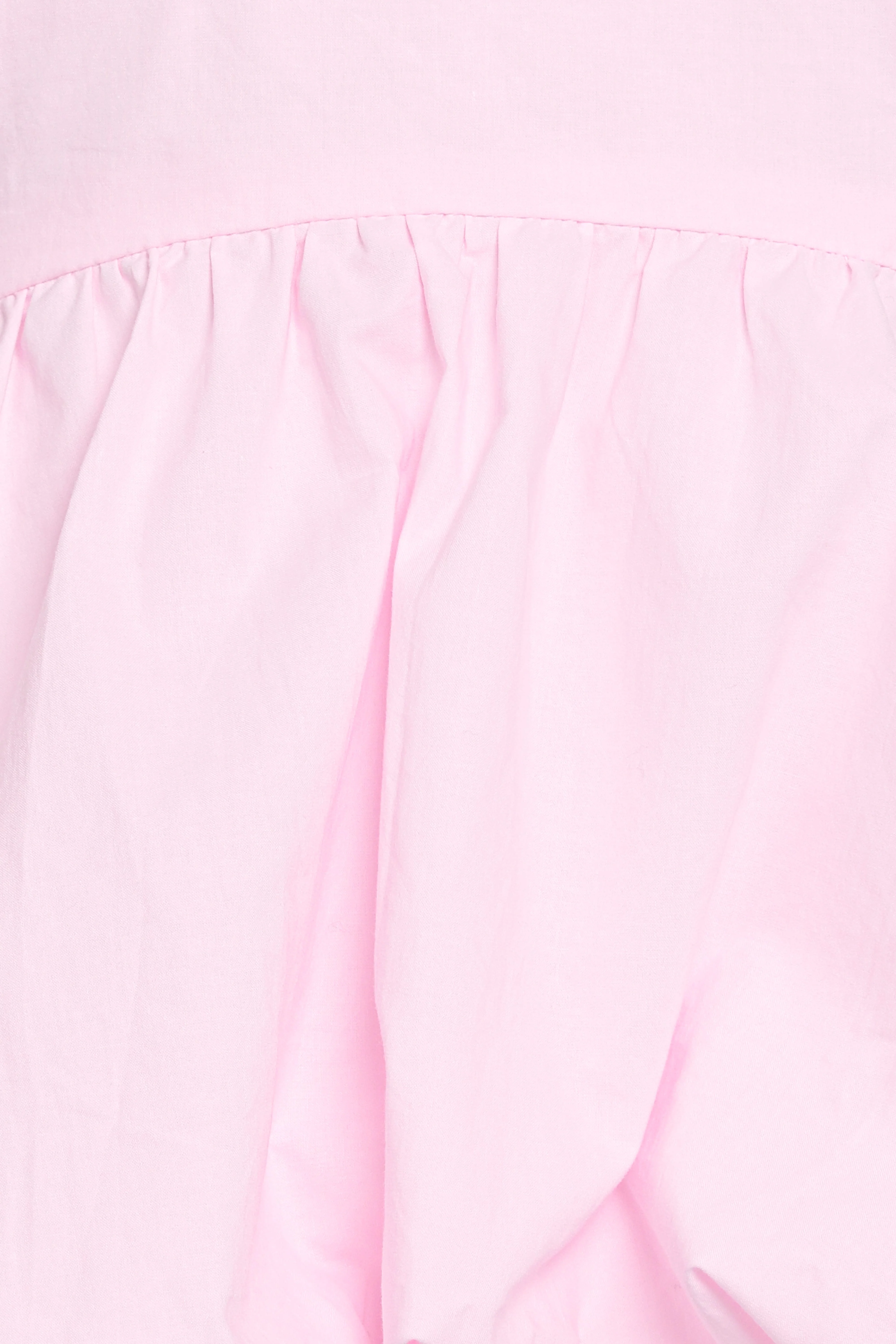 Yvanna Bubble Hem Top - Pink