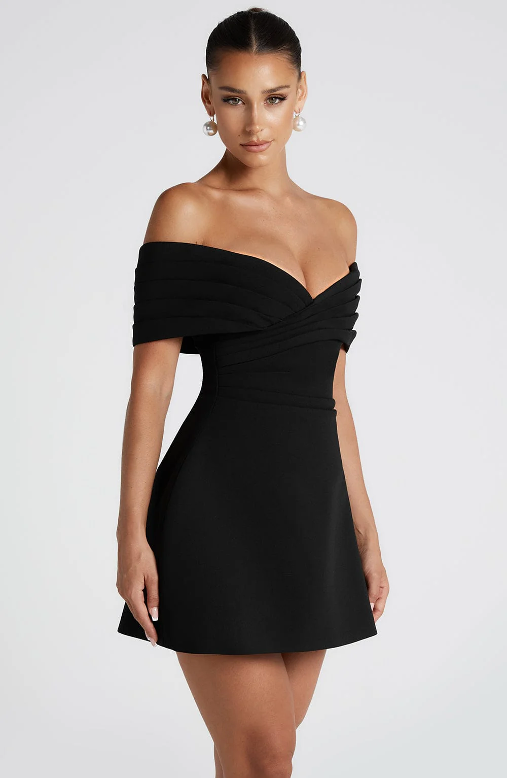 Solana Mini Dress - Black