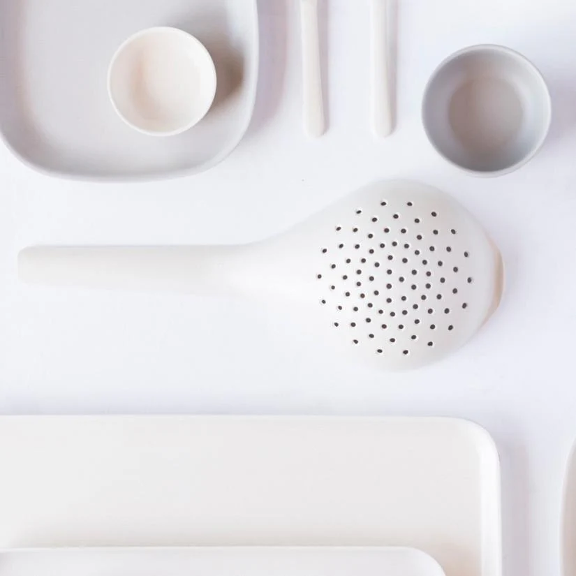 Vogeelle Scoop Colander - Lemon