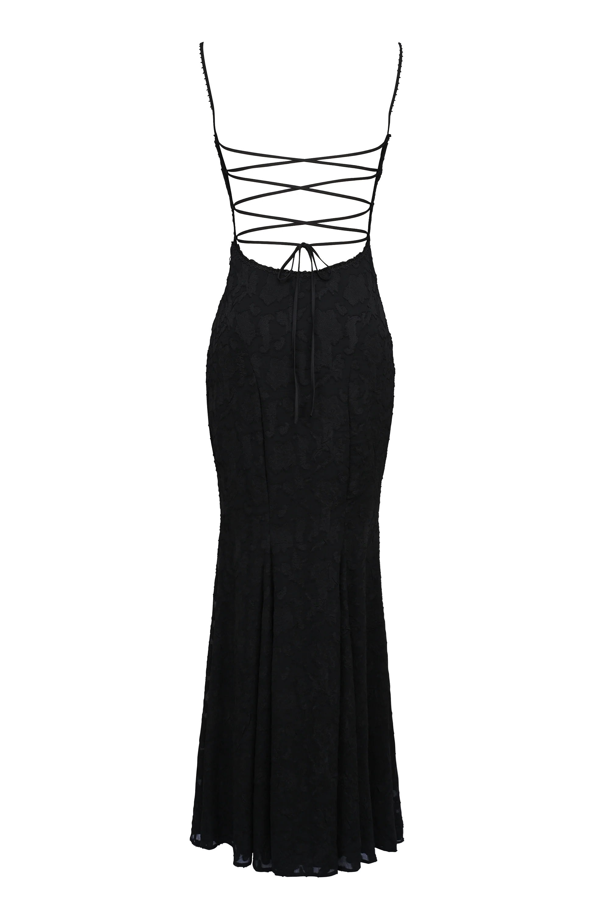 Black Lace Maxi Dress