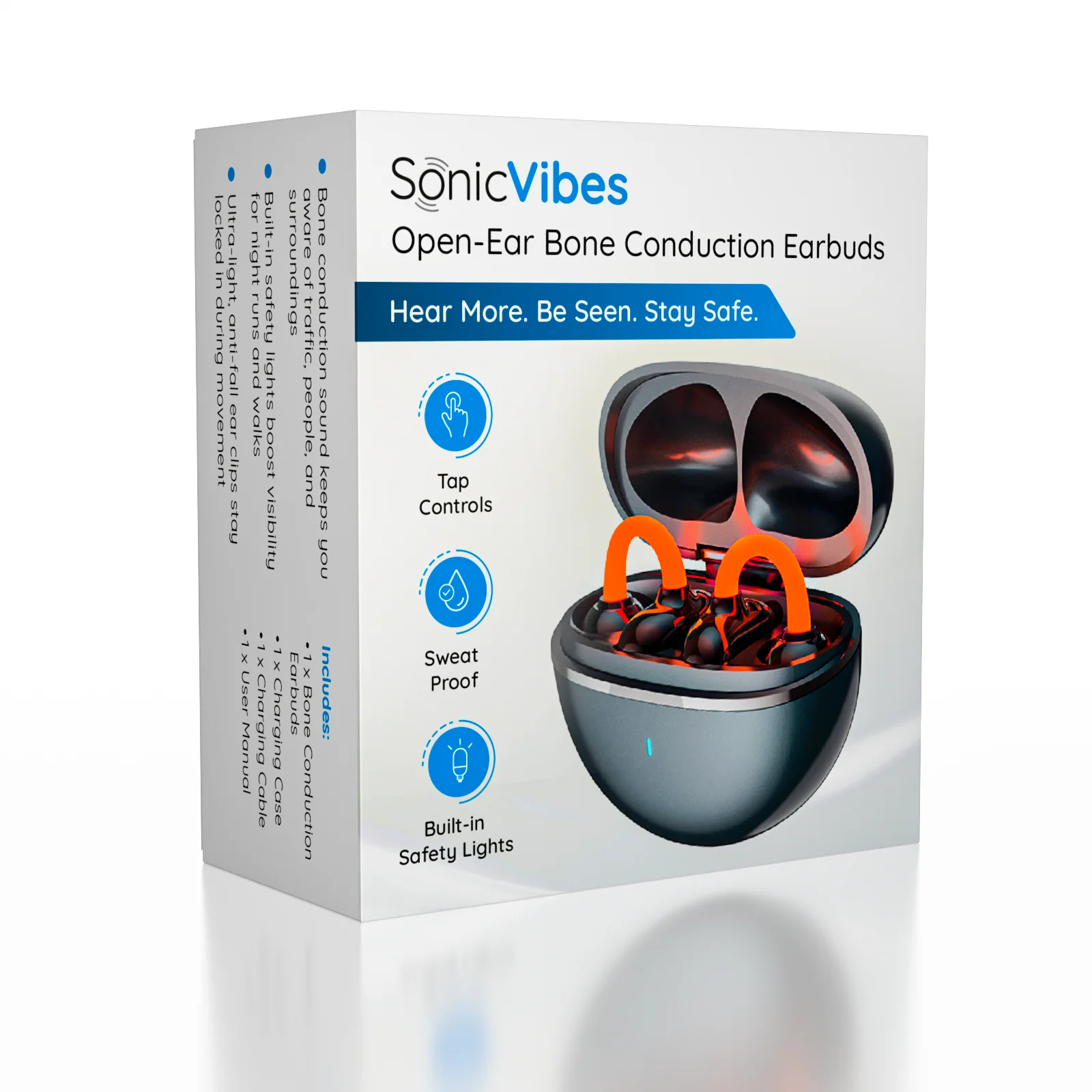 SonicVibes: Bone Conduction LightUp Earbuds