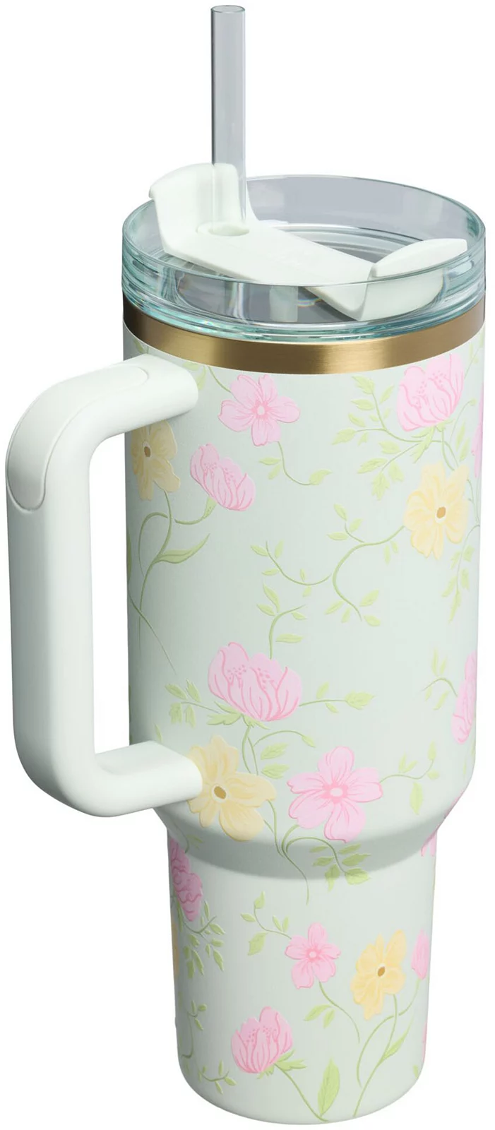 Stanley 40 oz. Quencher H2.0 FlowState Tumbler - Spring Blossoms