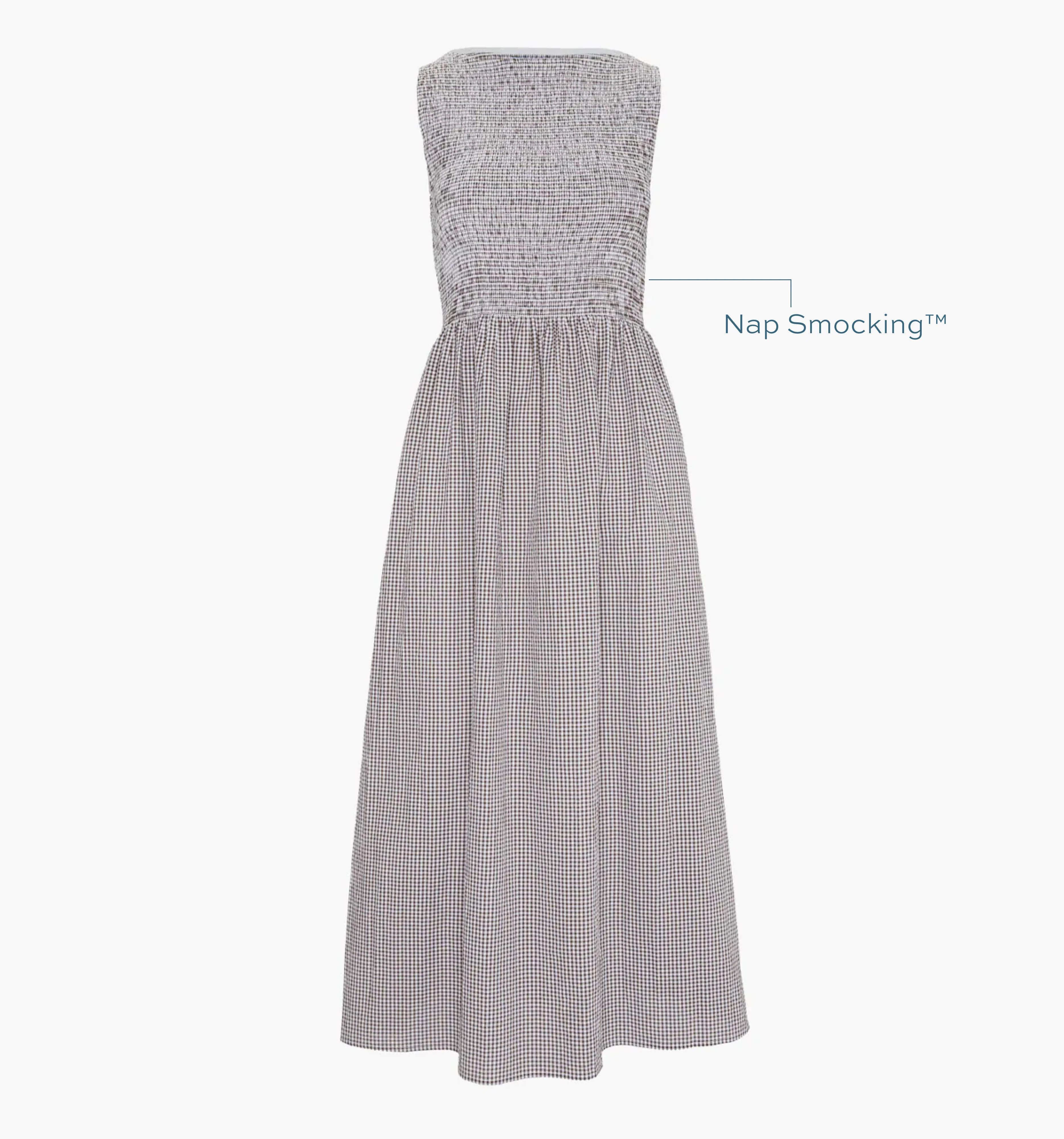 The Cosima Nap Dress - Chocolate Gingham