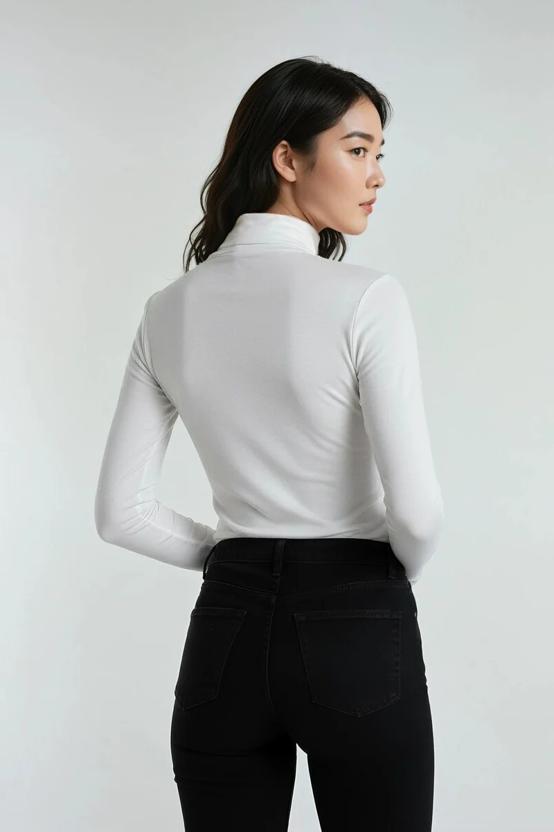 Long-Sleeve Turtleneck Sweater