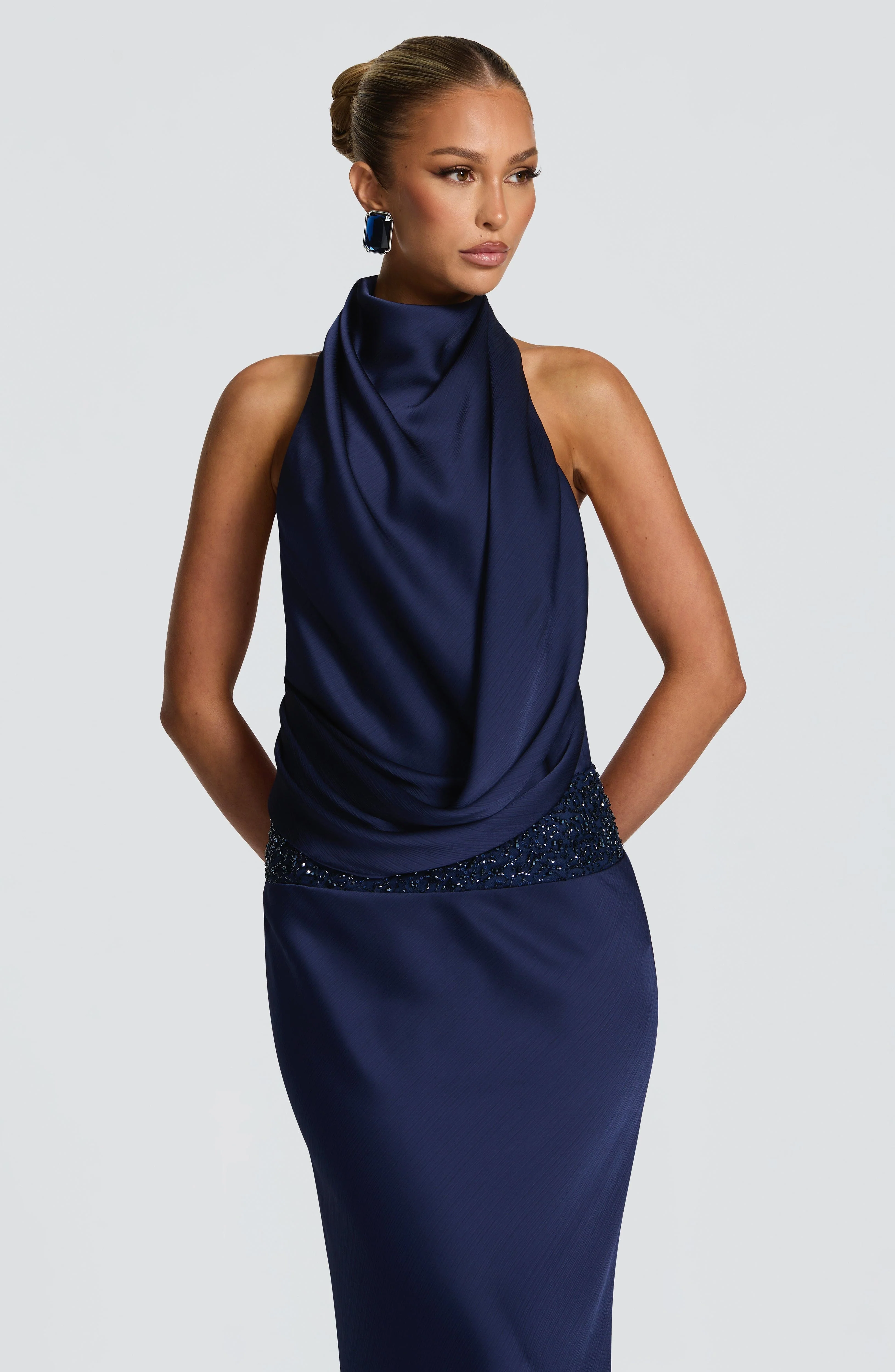 Armelle Maxi Dress - Navy