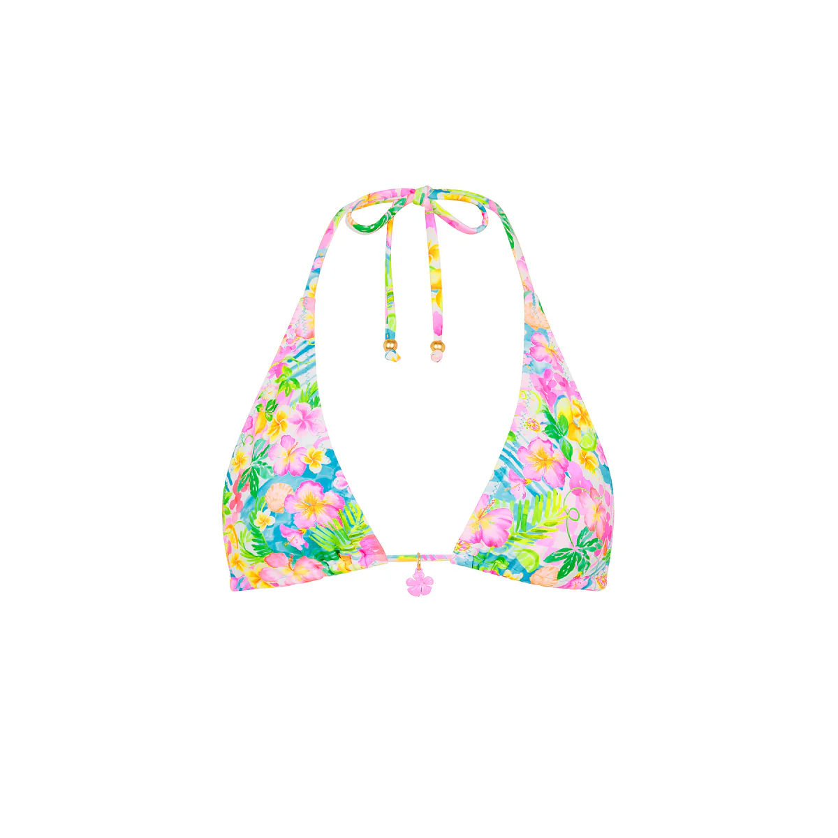 Classic Tie Halter Bikini Top - Summer Daydreams