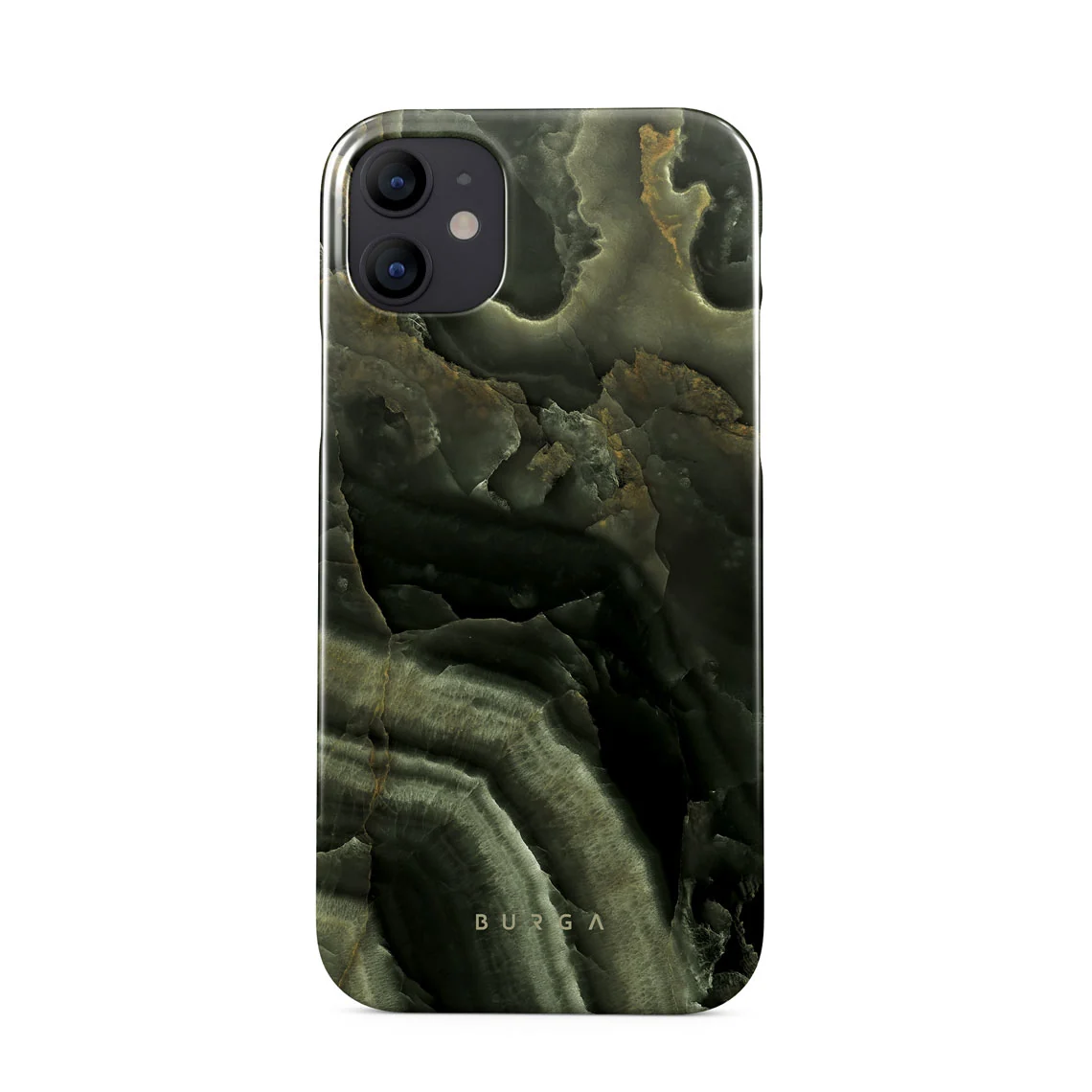 Misty Forest - Green Marble iPhone 12 ケース