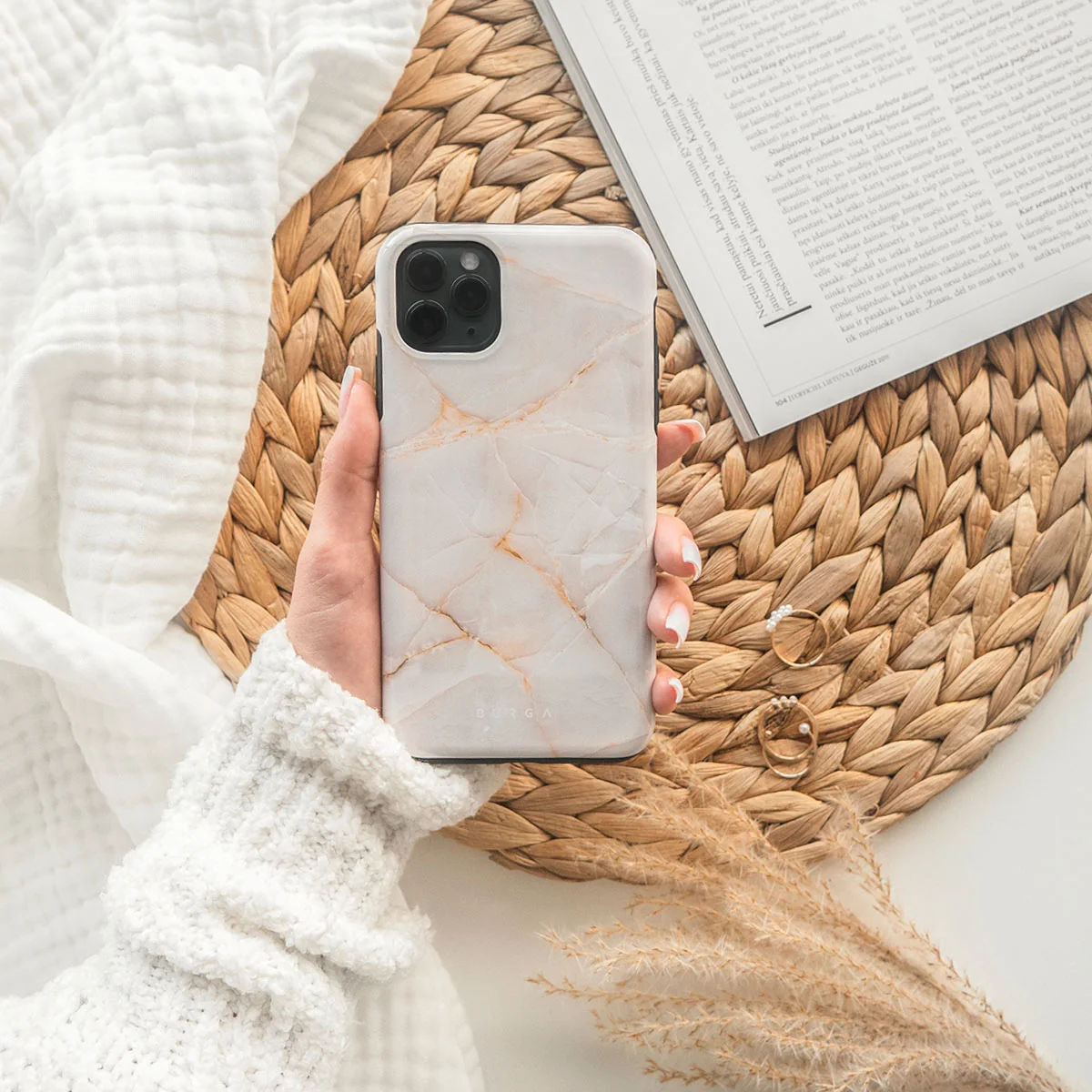 Vanilla Sand - Marble iPhone 11 Pro Max ケース