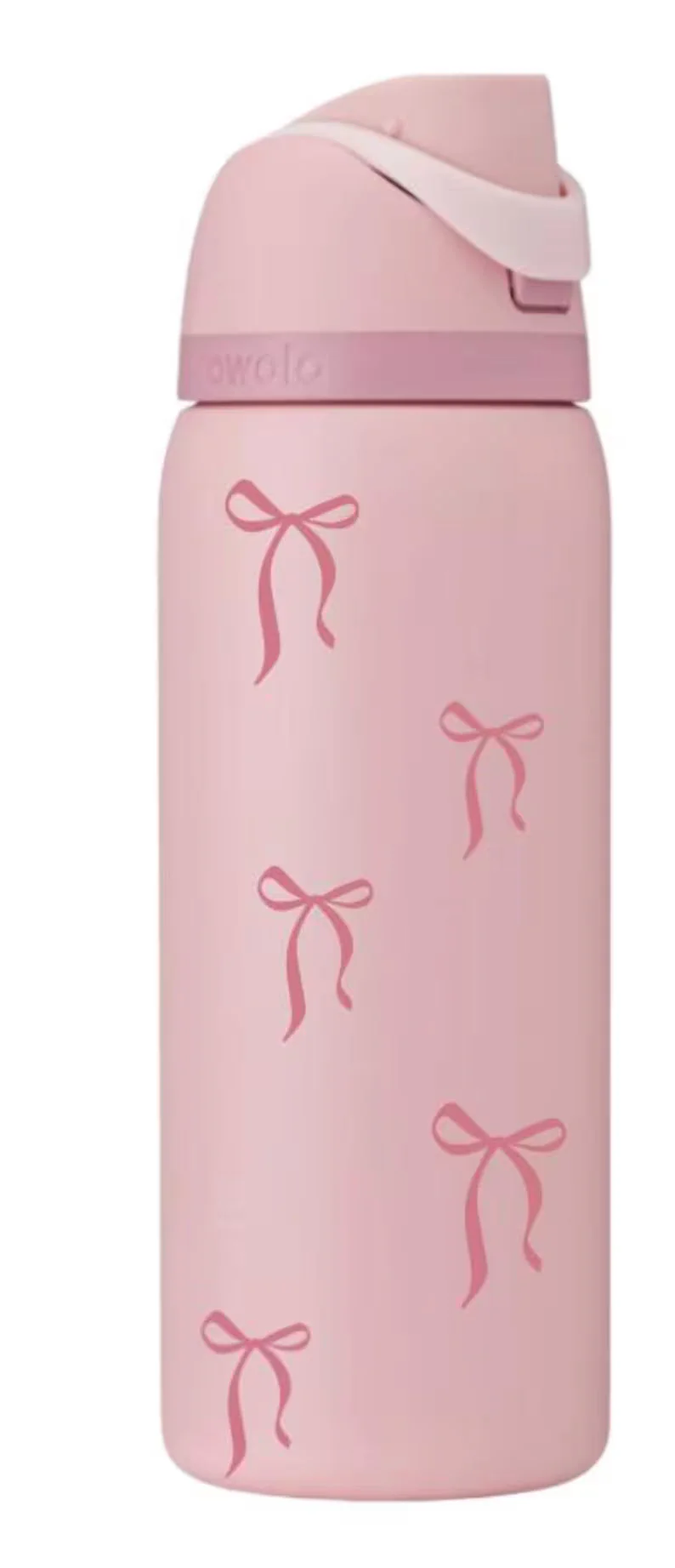 PINK Coquette bows 24/32/40 oz Owala bottle - luluinthesky