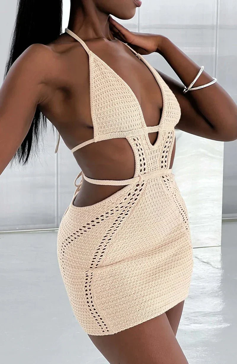 Maita Knitted Mini Dress