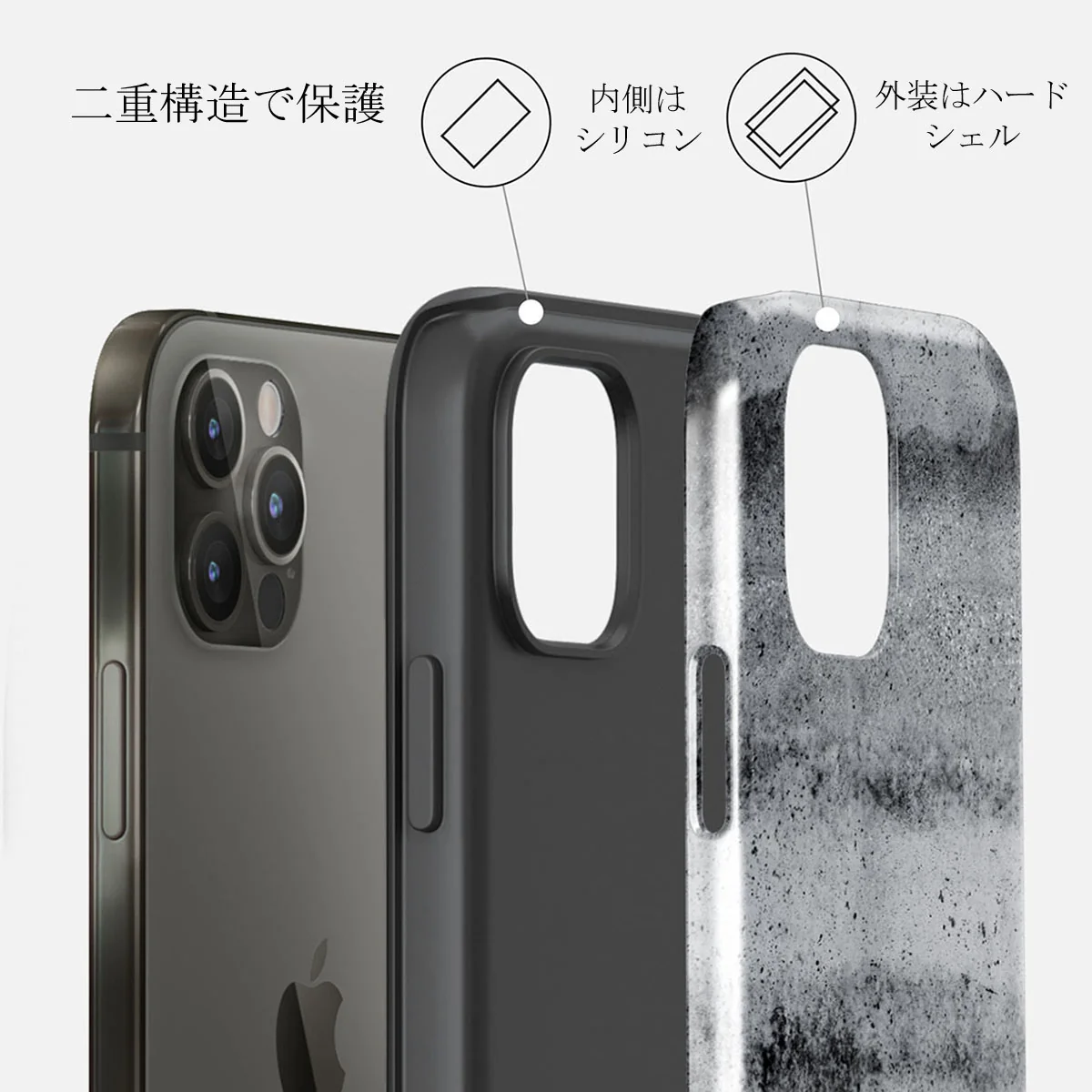 Concrete Jungle - iPhone 12 Pro ケース