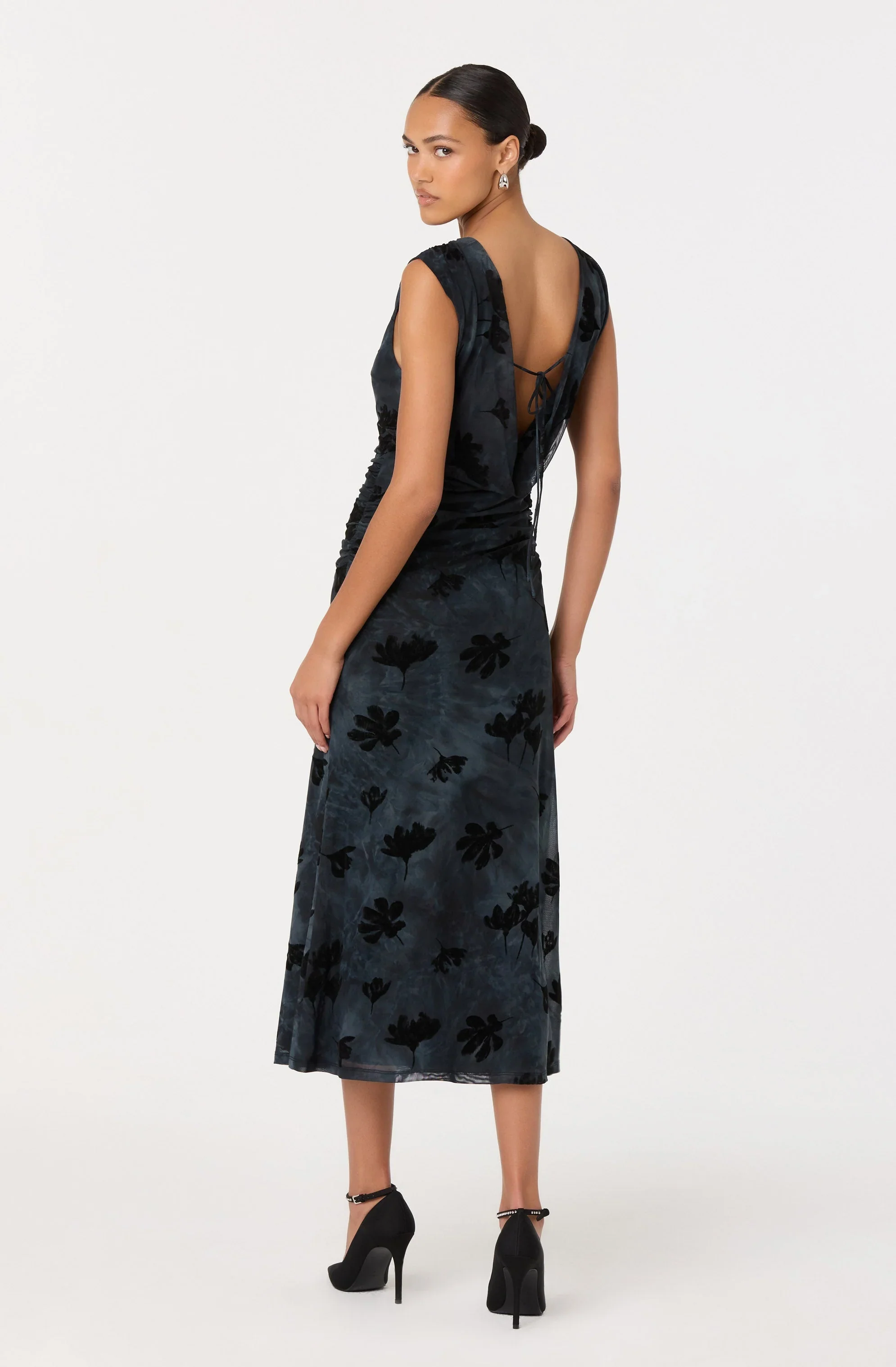 Tionne Floral Midi Dress