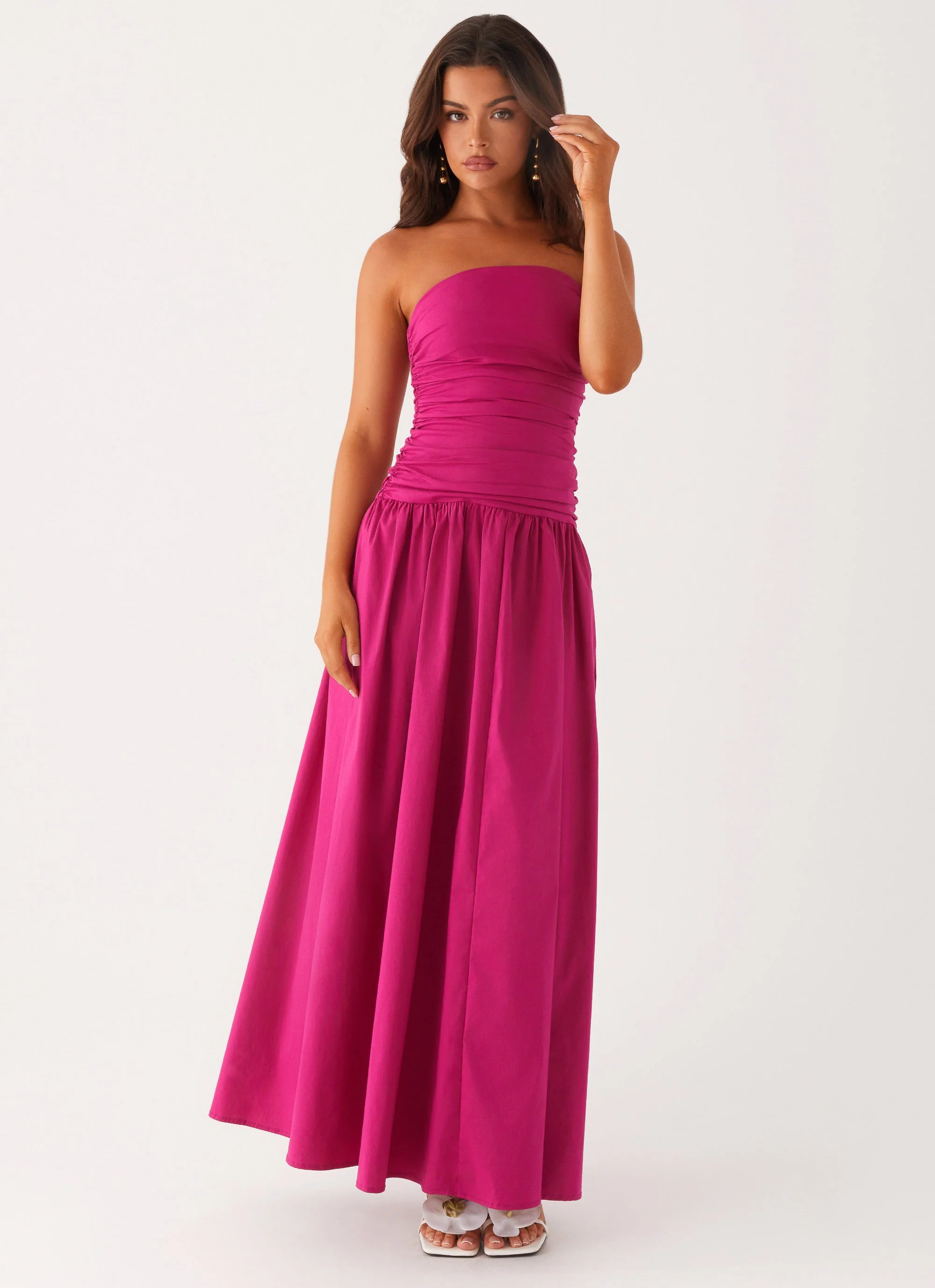 Carmel Maxi Dress - Fuchsia - luluinthesky
