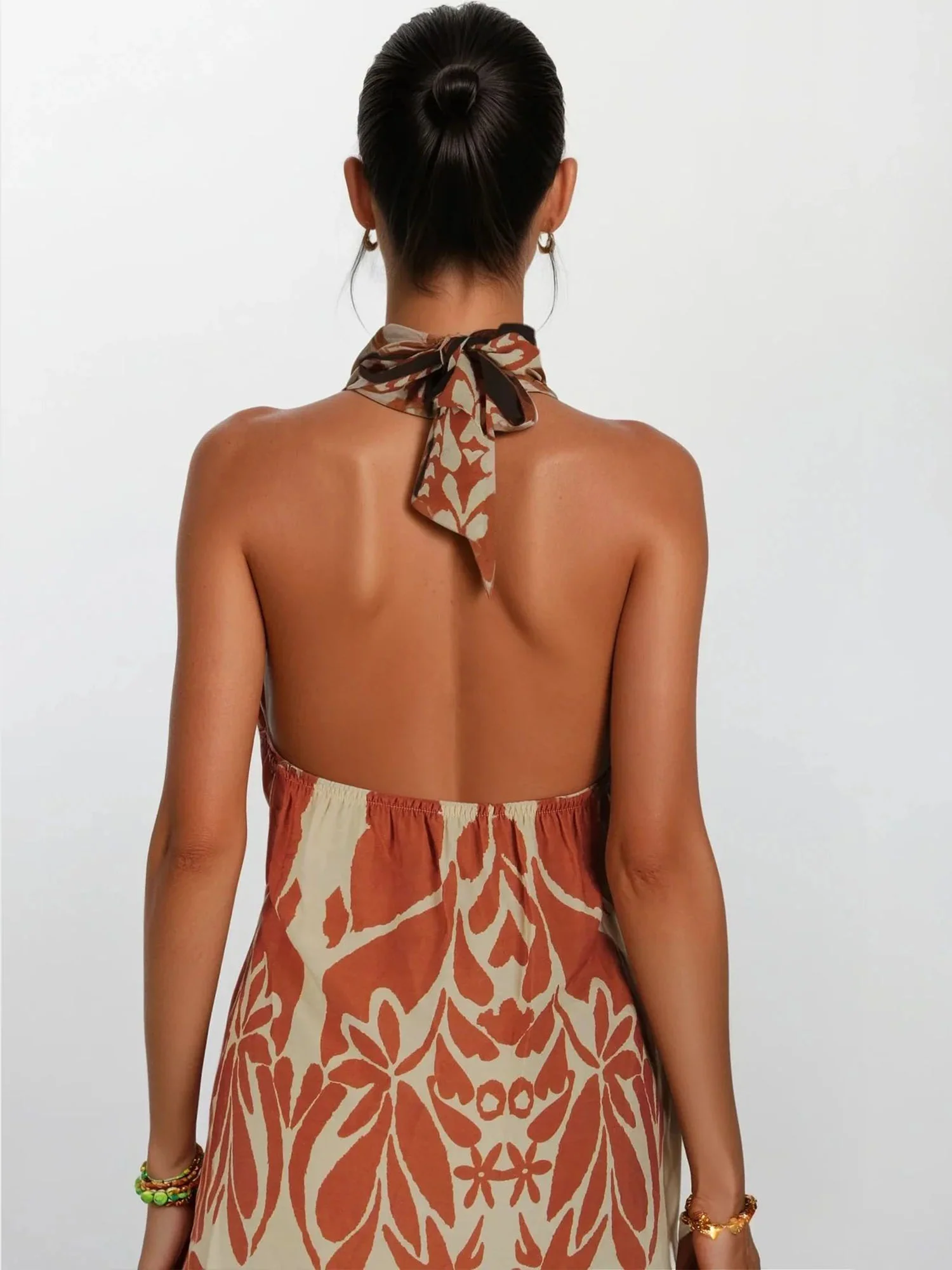 Bohemian Printed Maxi Dress