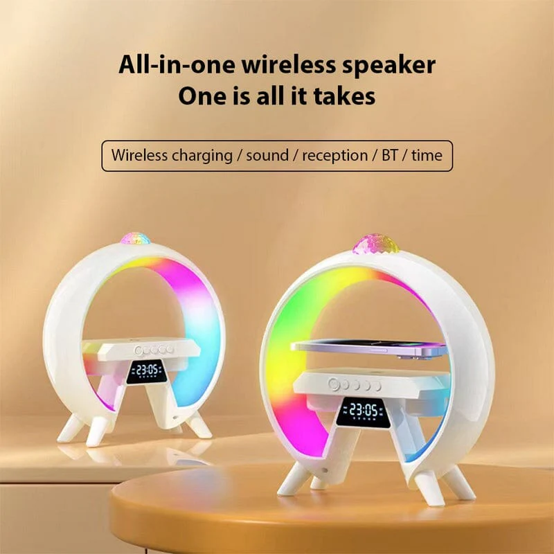 SonicVibes: 3-in-1 Triotunes Bluetooth Speaker and Wireless Charger