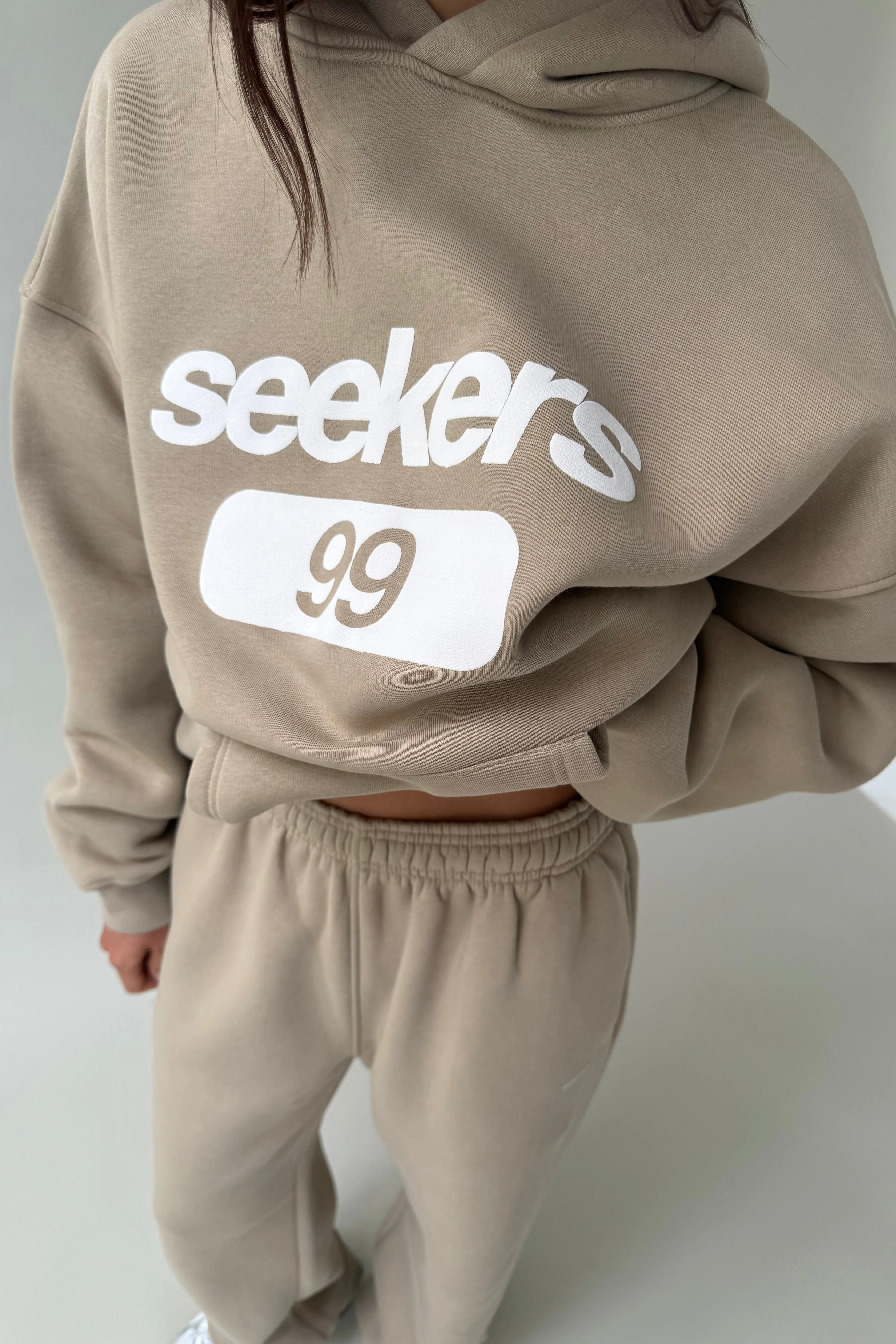 Seekers Tabby Original Hoodie in Beige
