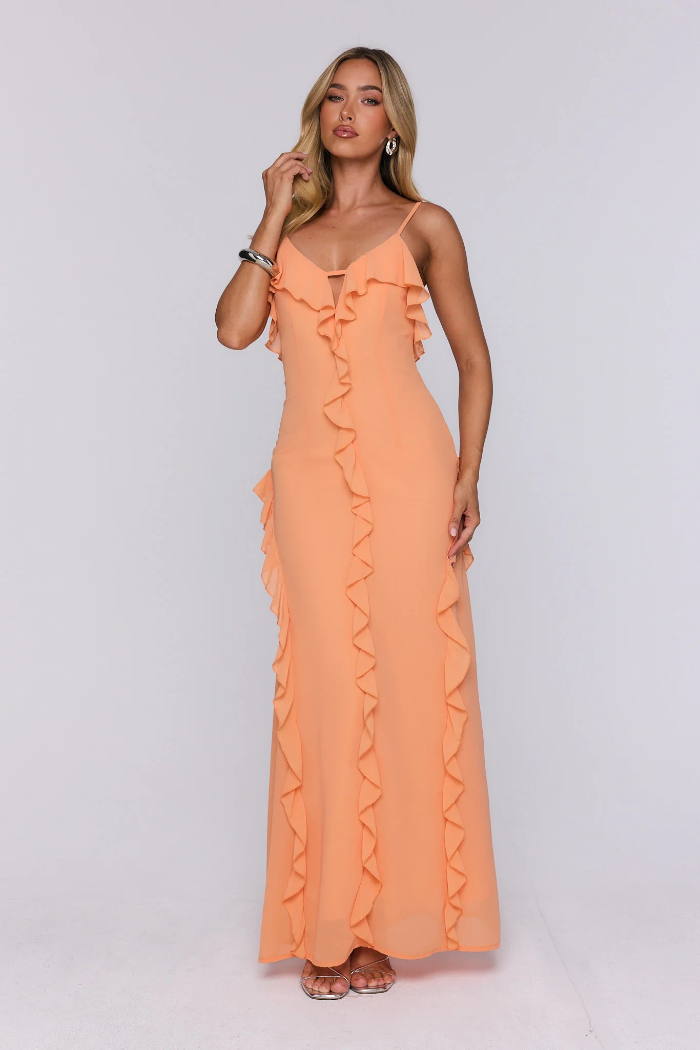 Nothing Less Maxi Dress Orange