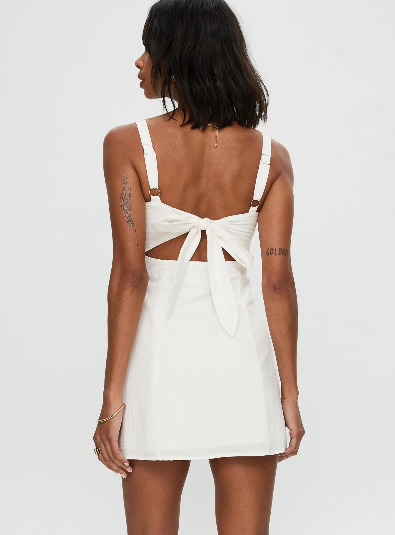 Summer Isles Mini Dress White - luluinthesky