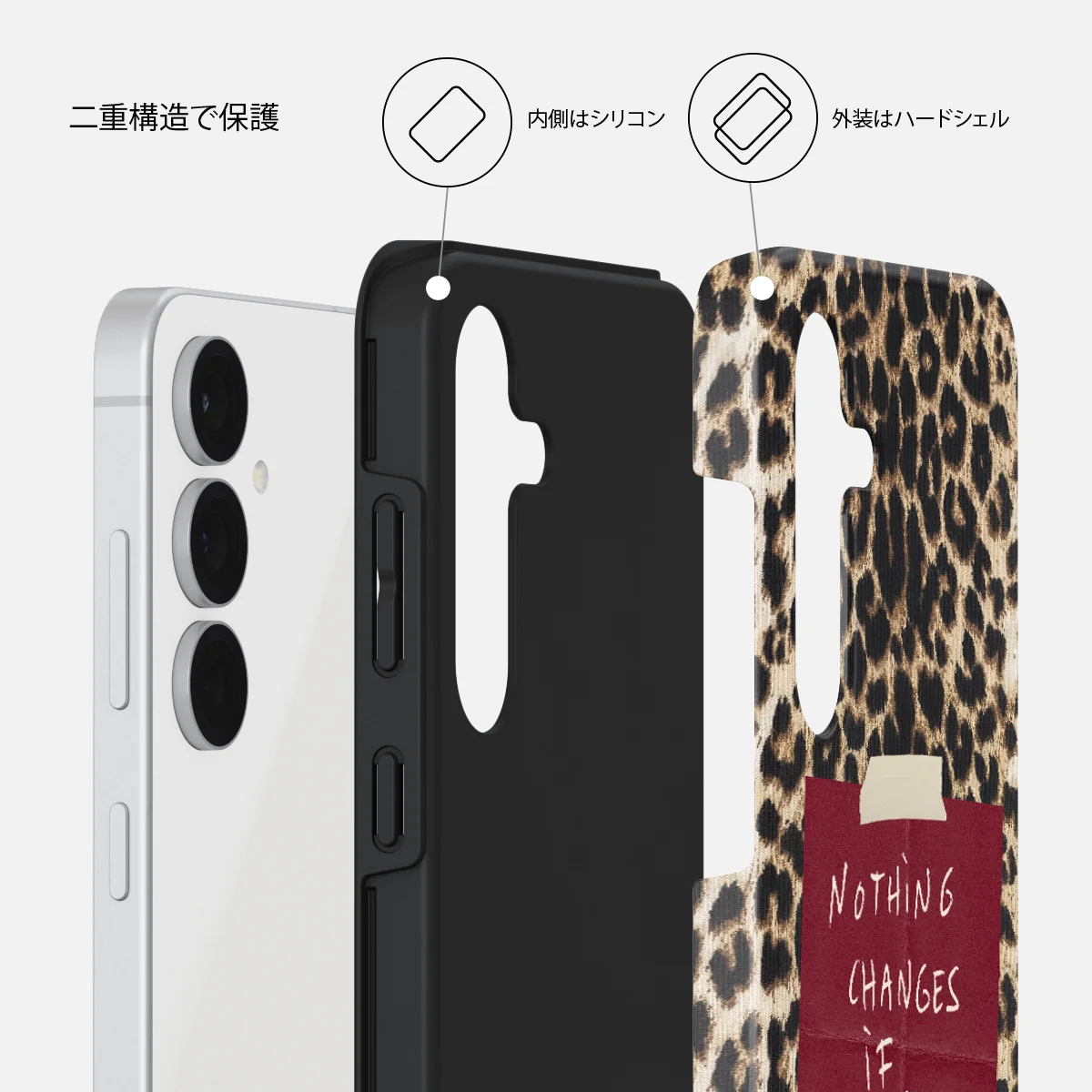 Nothing Changes - Samsung Galaxy S25 FE ケース