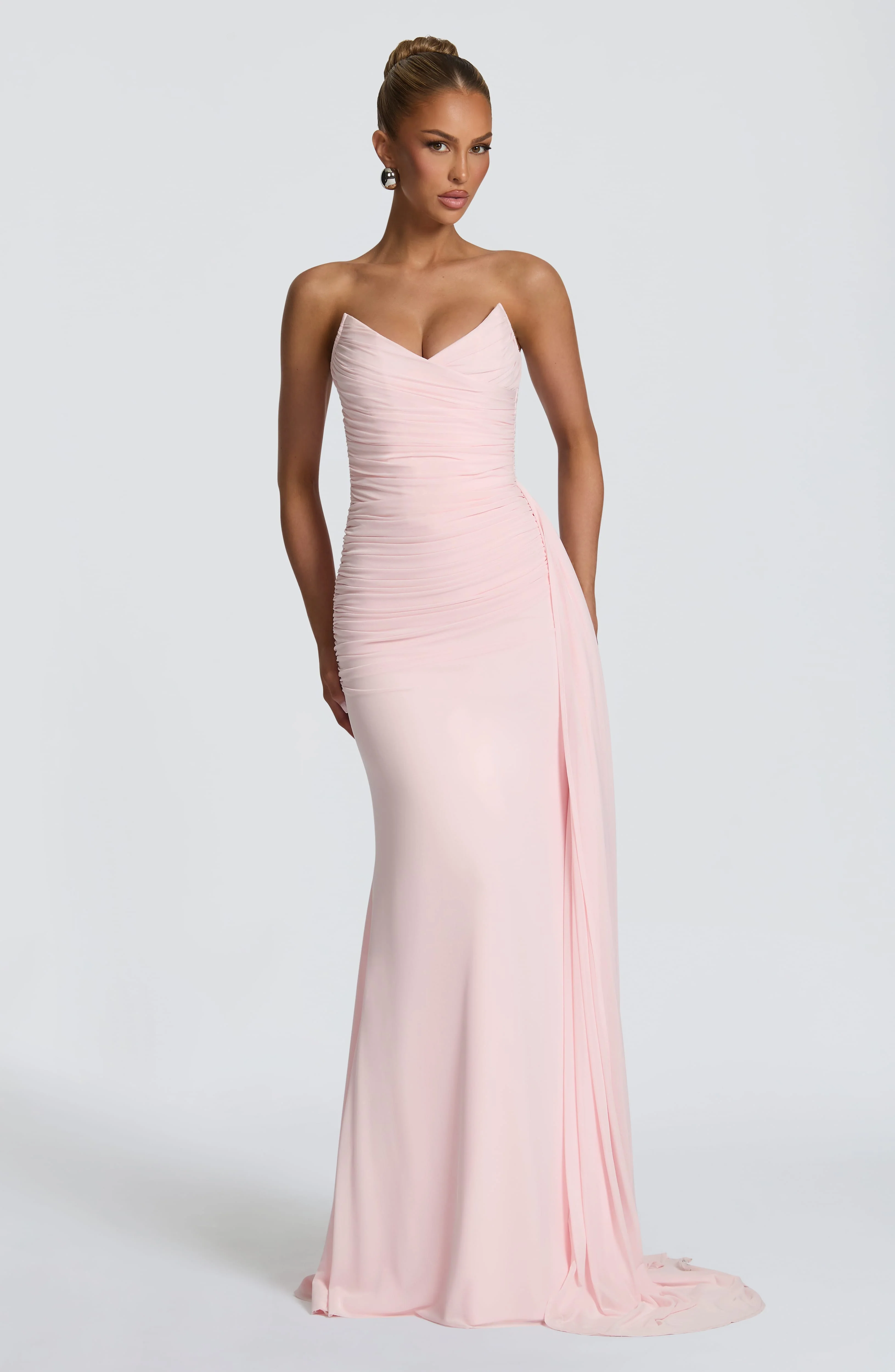 Ashika Maxi Dress - Blush
