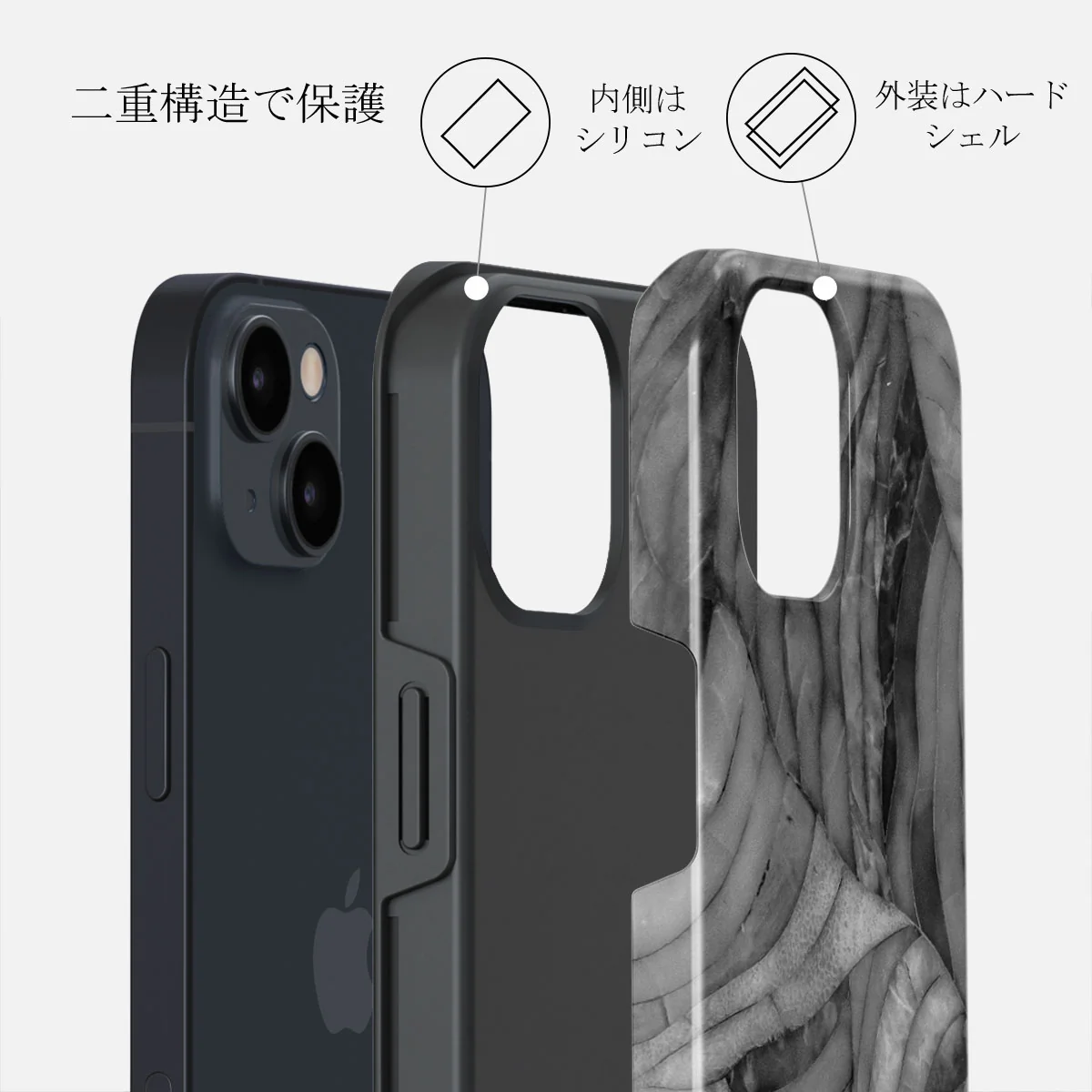 First Expedition - Gray iPhone 13 ケース