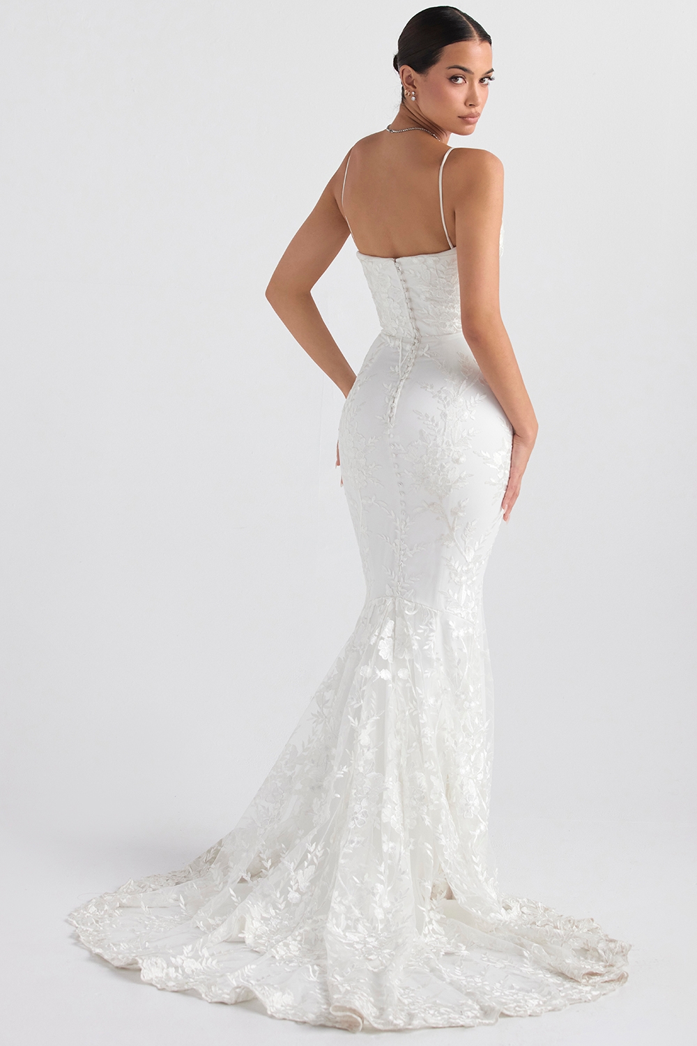White Lace Bridal Gown