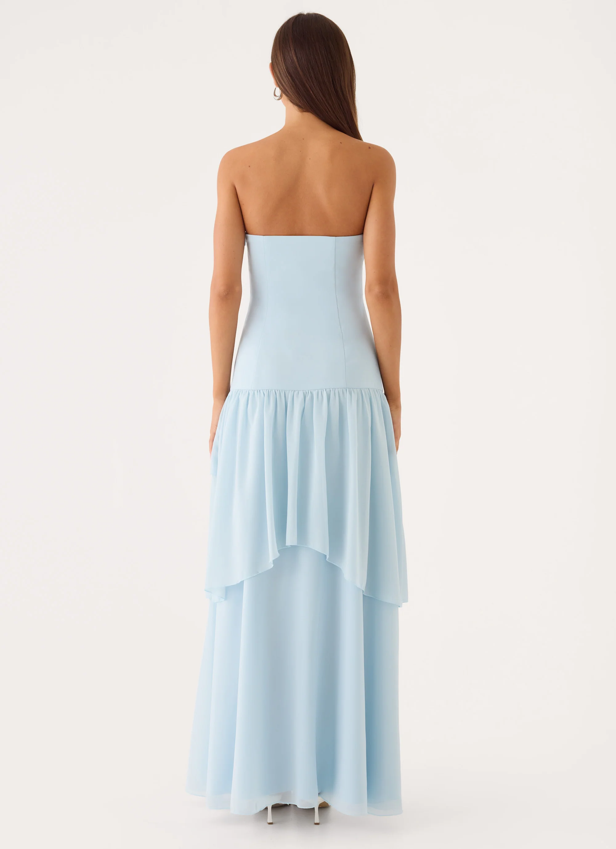 Sharn Strapless Maxi Dress - Blue