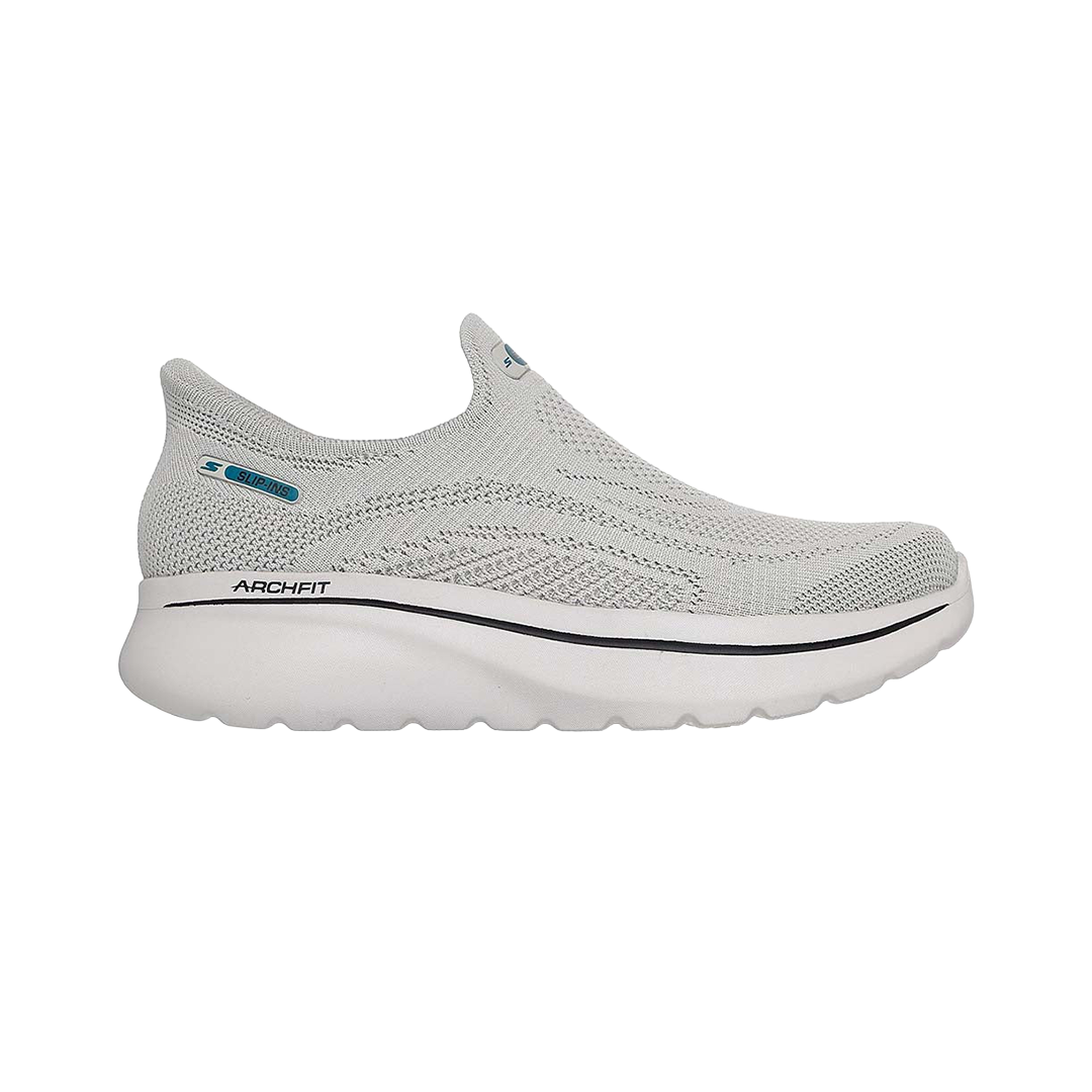 SKECHERS Slip-ins GOwalk Arch Fit N-Joy-Dale Men's Lifestyle Shoes Grey 217076-TPE