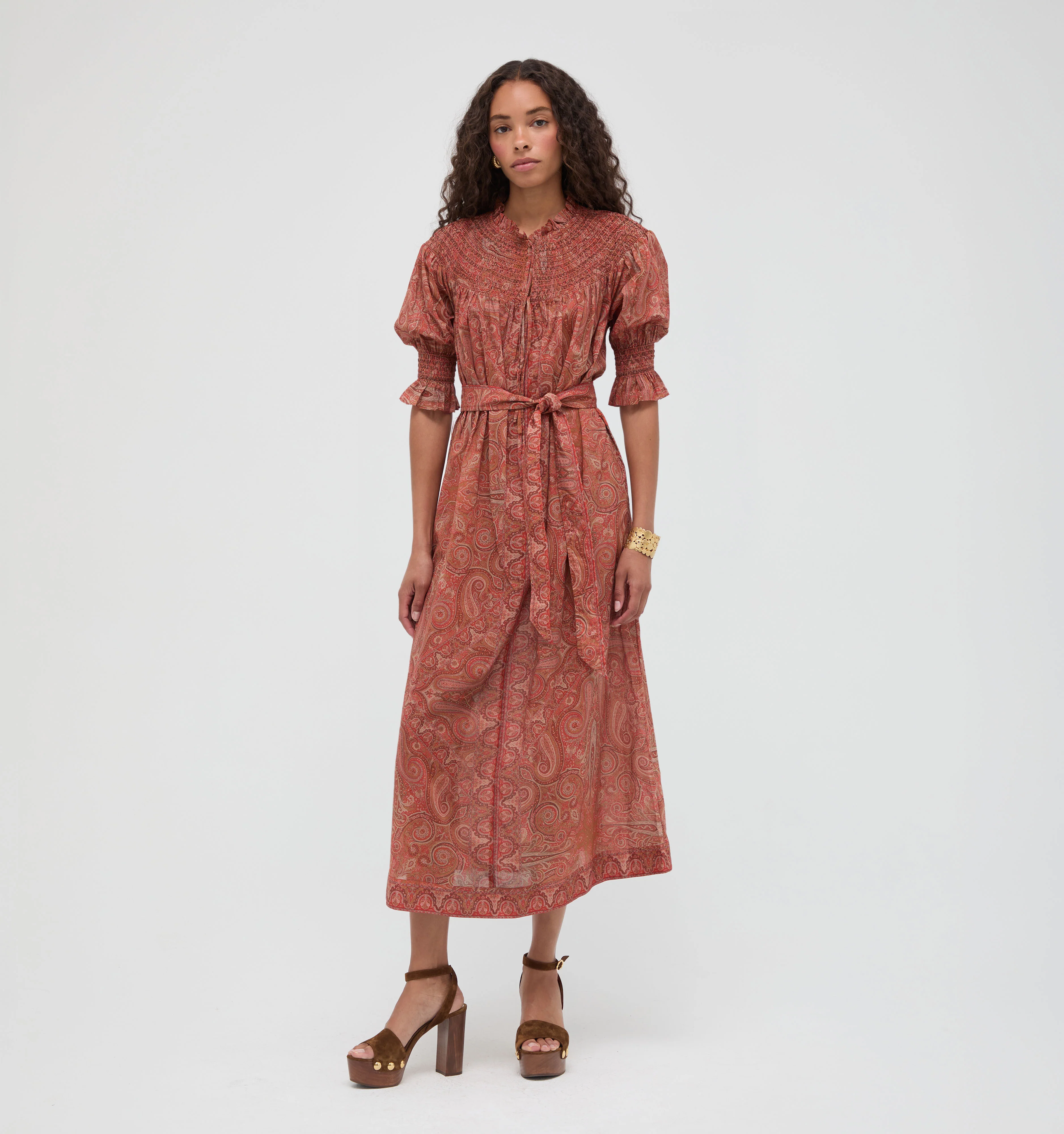 The Zinnia Maxi Dress -  Cypress Paisley