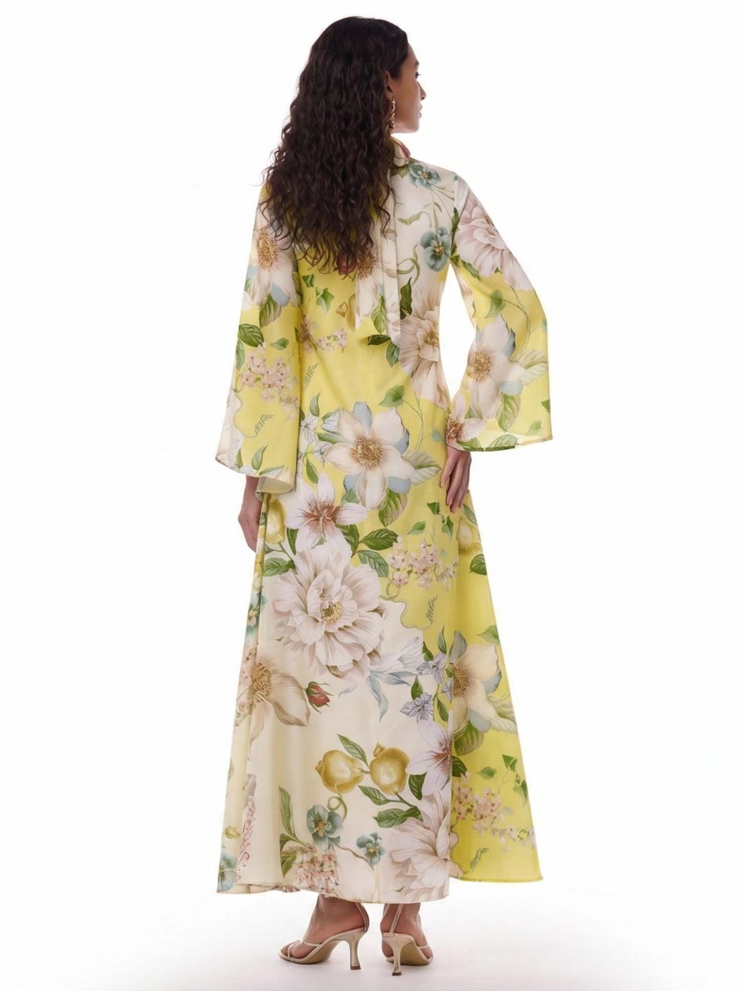 Lemon Blossom Maxi Dress