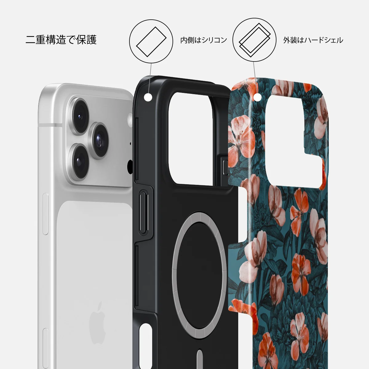 No Rain No Flowers - iPhone 18 Pro ケース