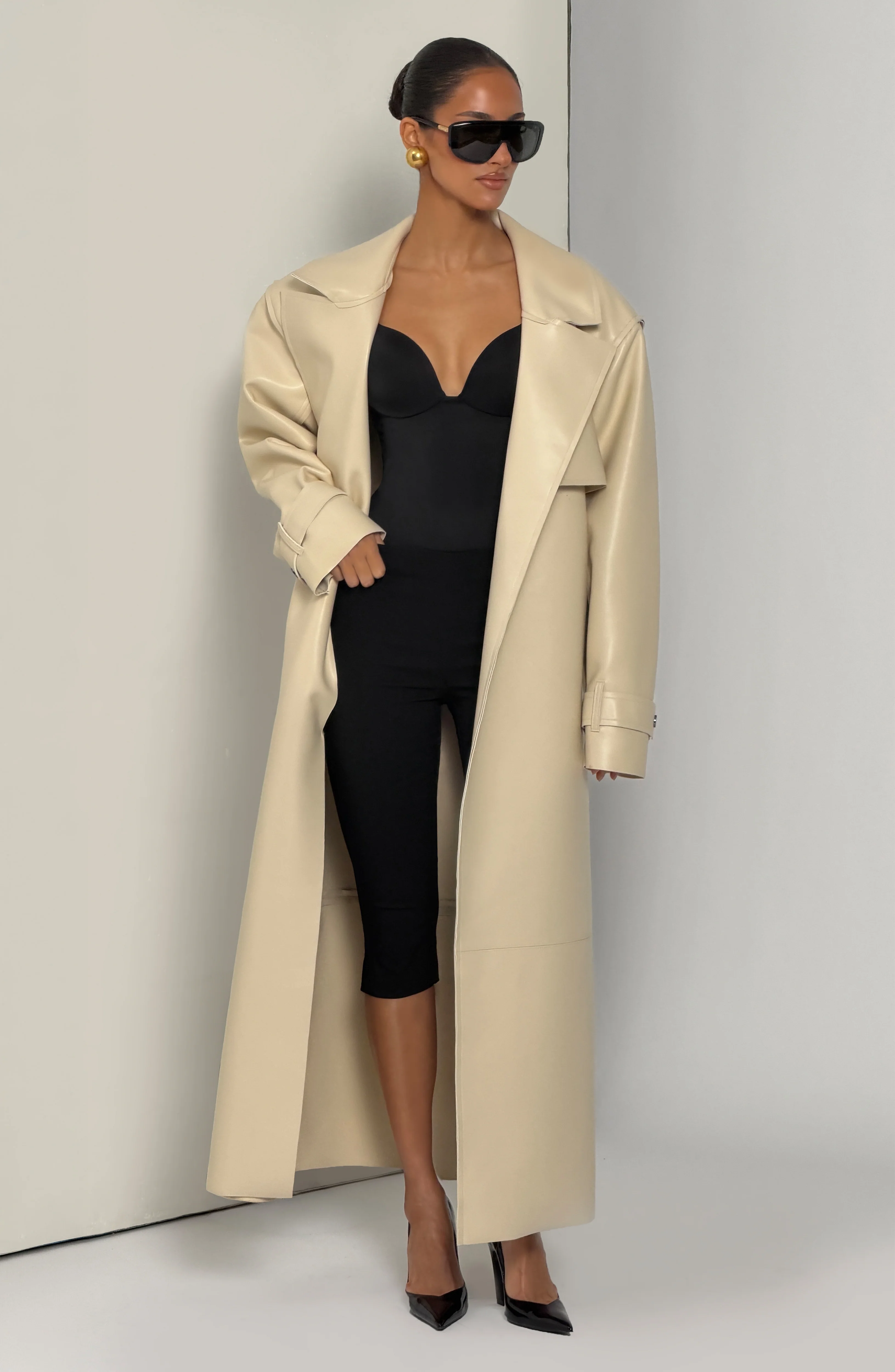 Bridget Trench Coat - Cream