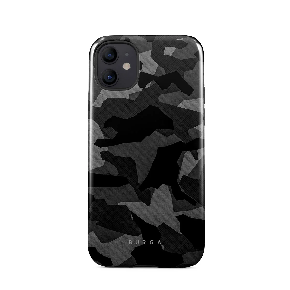 Night Black Camouflage - iPhone 12 Mini ケース