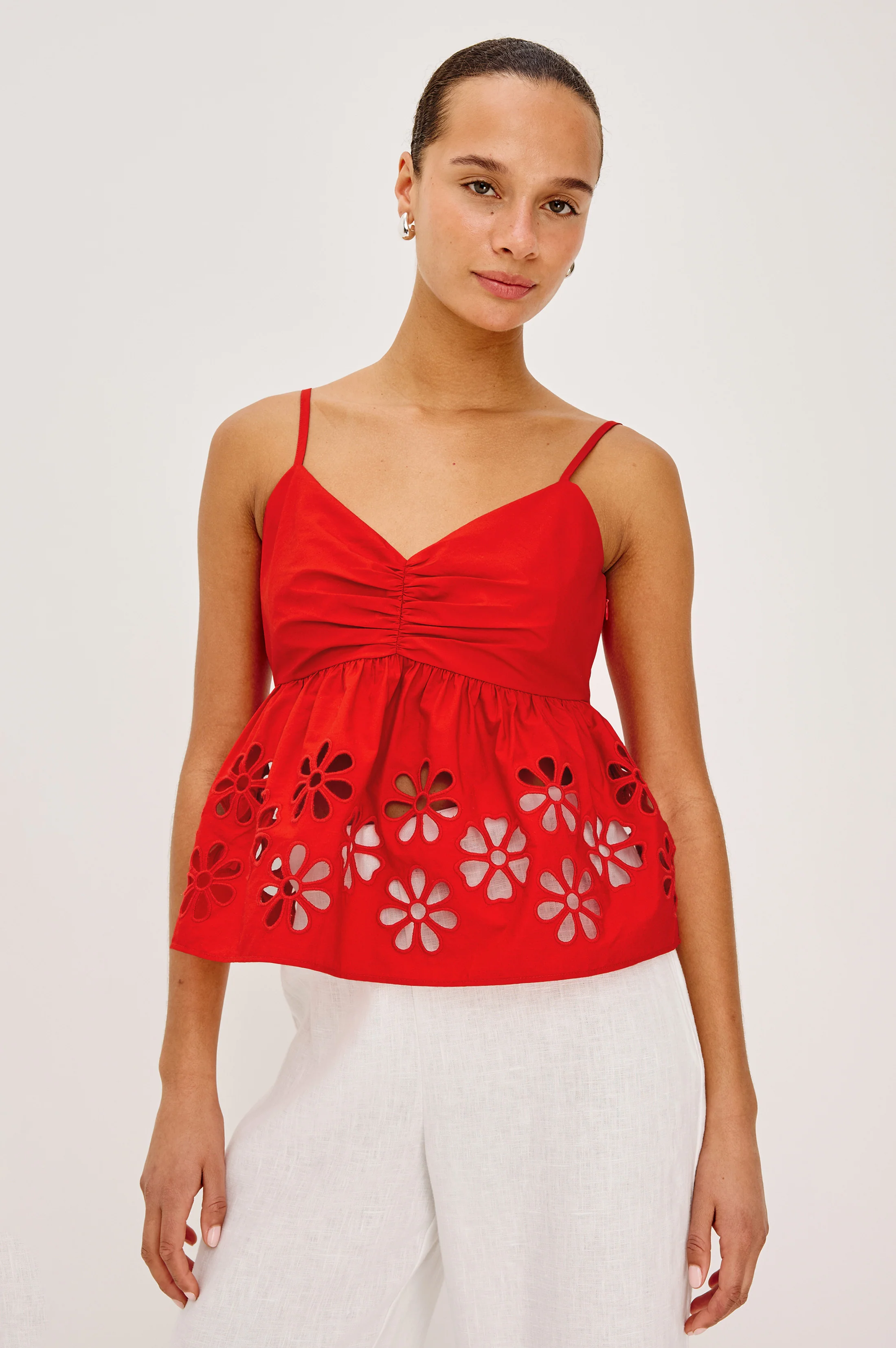 Meru Top - Scarlet