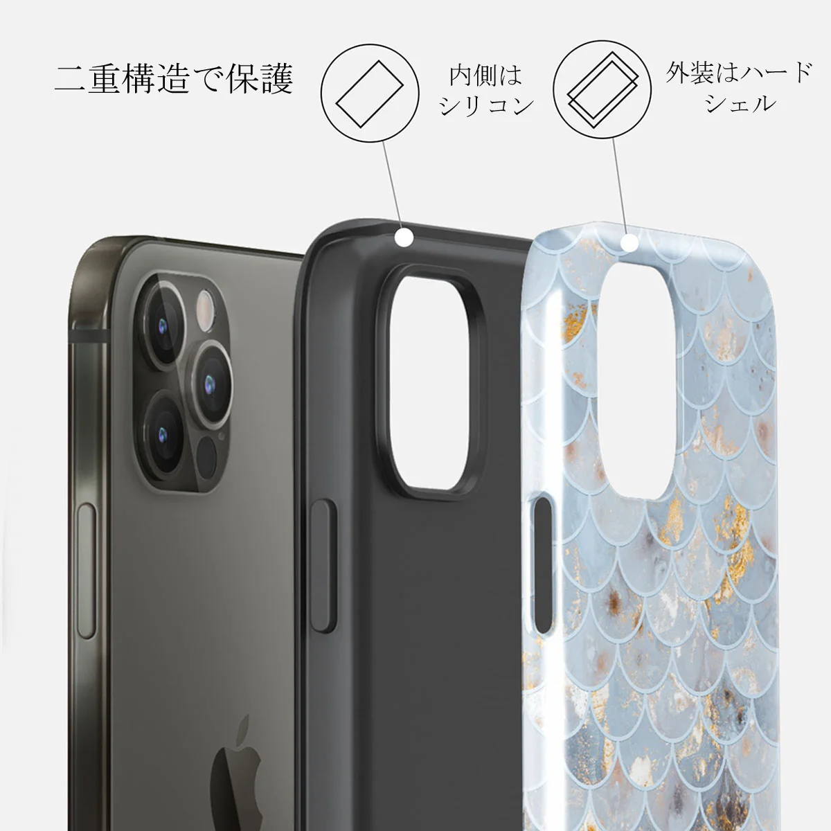 Mermaid Skin - iPhone 12 Pro ケース
