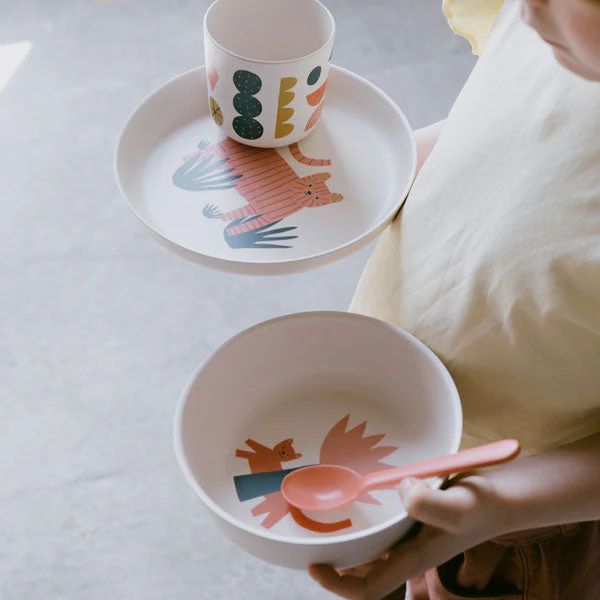 Vogeelle Illustrated Bamboo Kid Set - Tiger