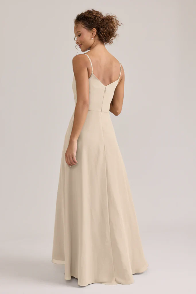 Ellapink Chiffon Dress | Ready To Ship | Champagne