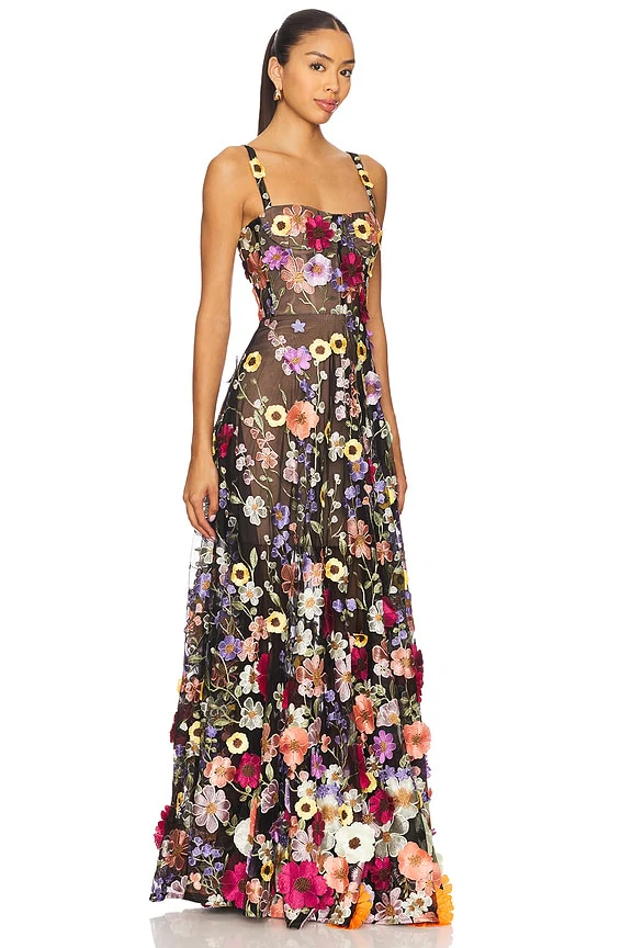 Jasmine Floral Maxi Dress