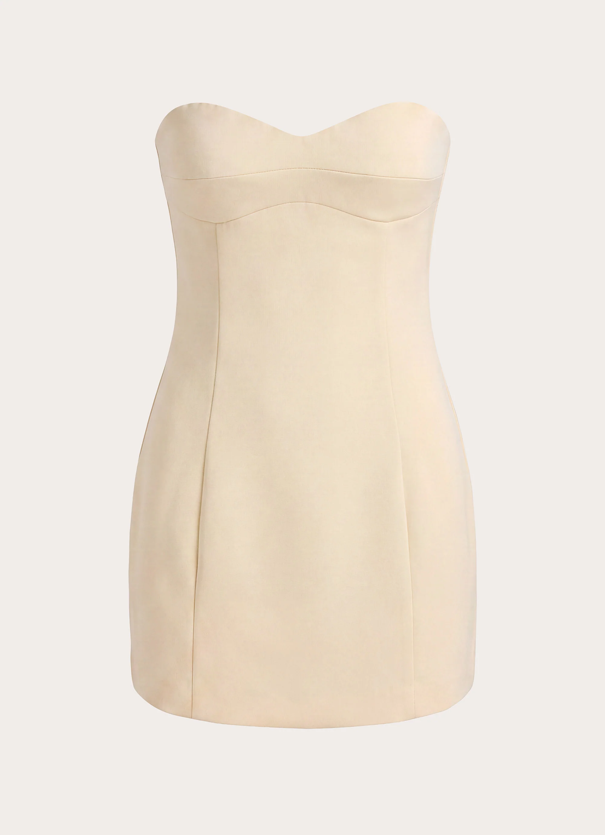 The Spotlight Mini Dress - Champagne - FASHION NOB