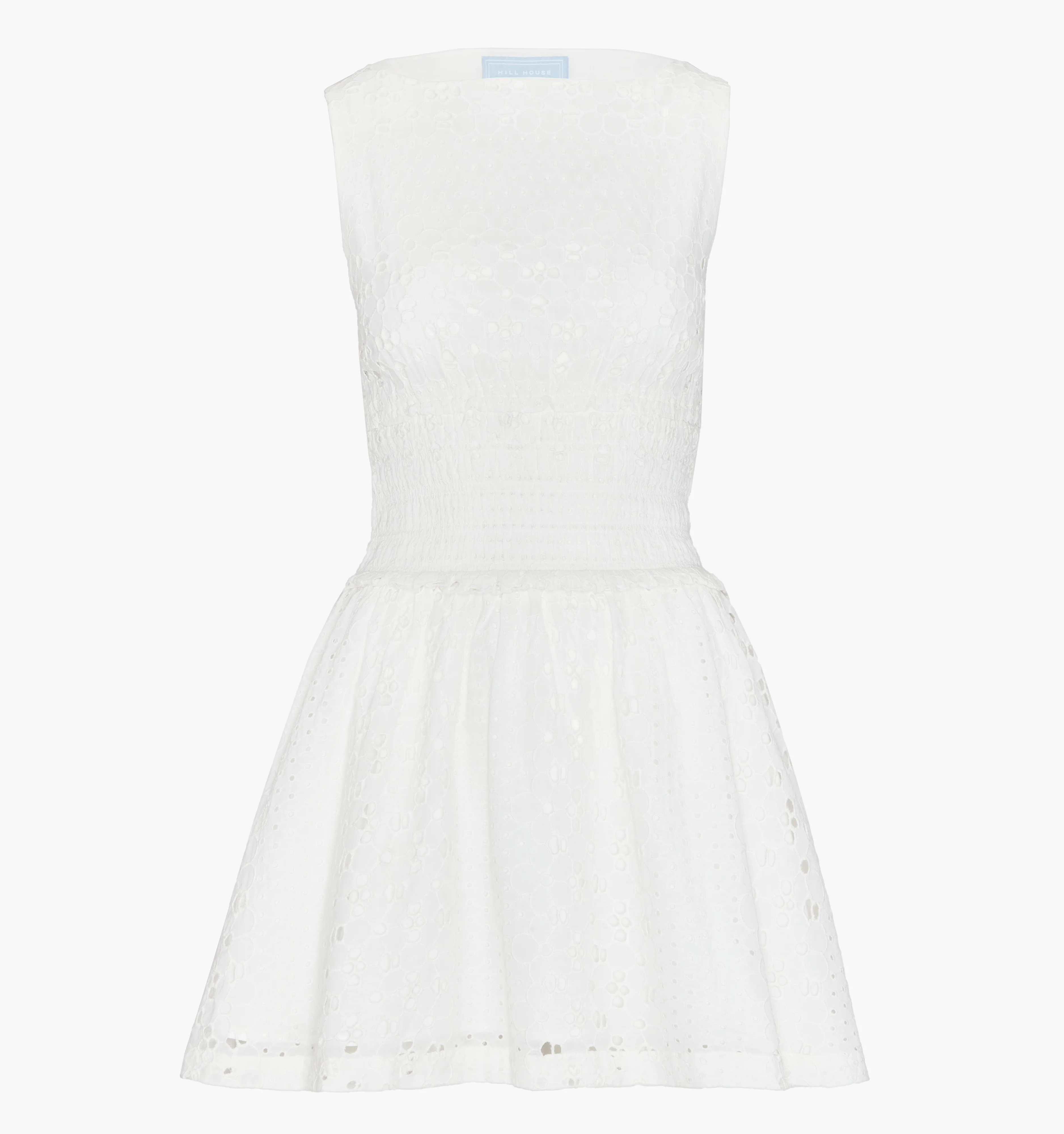 The Joanna Dress - White Floral Broderie