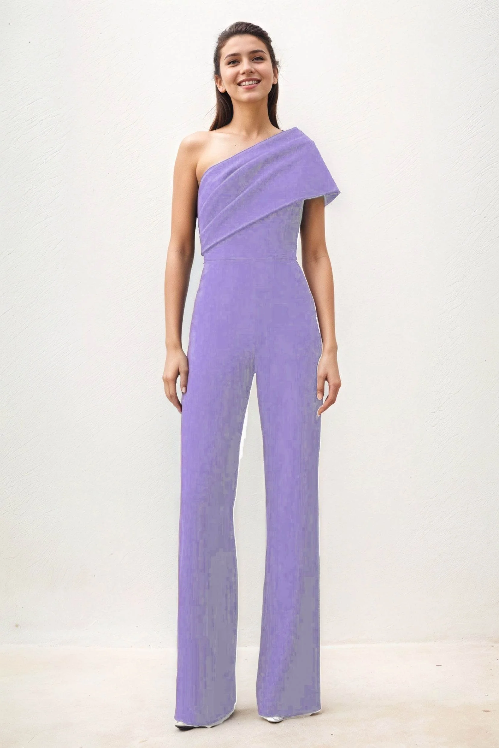 Jumpsuit Maxi Elastic Cloth Wedding Guest Dress CG0277