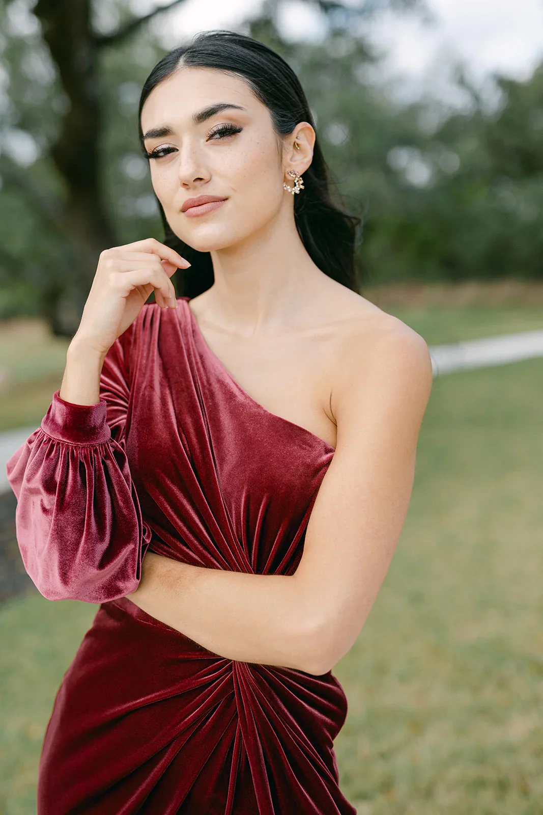 Ellapink Velvet Dress | Made To Order