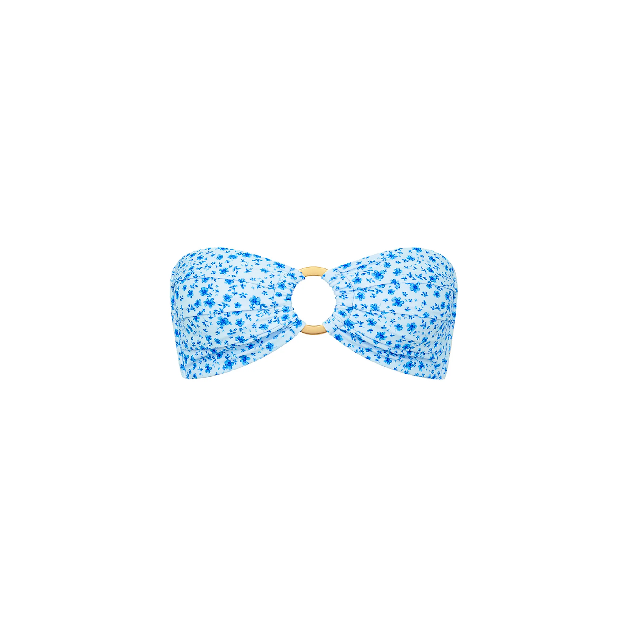 Strapless Bandeau Bikini Top - Dream Flower