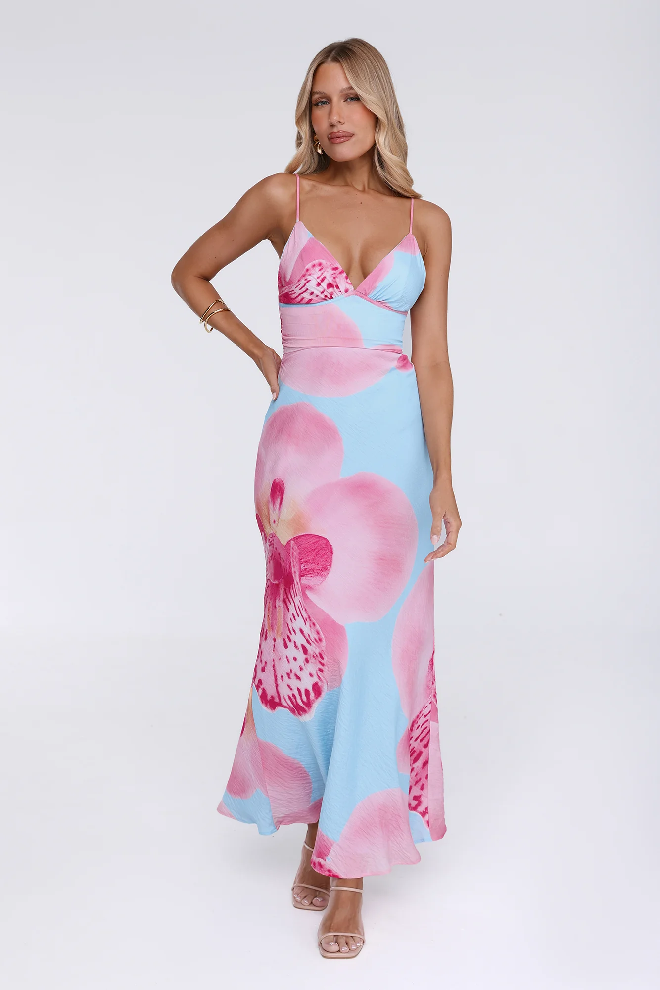 Glow Within Reach Maxi Dress Blue