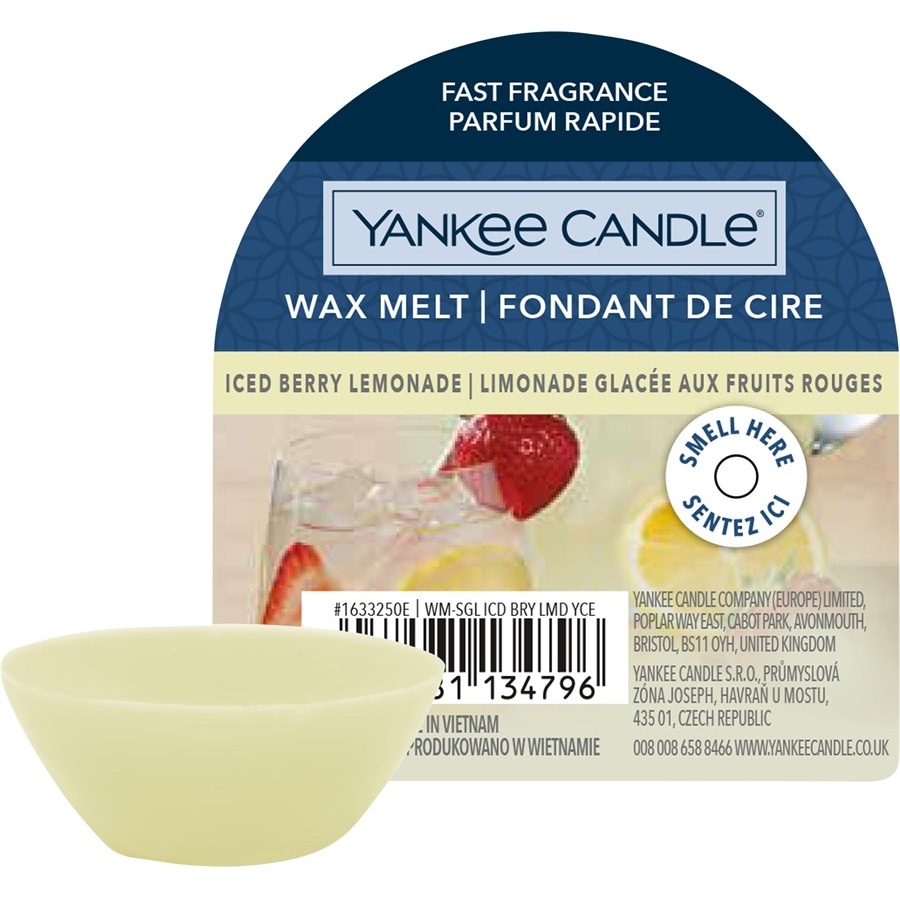 Yankee Candle Wosk zapachowy Iced Berry Lemonade Żółty