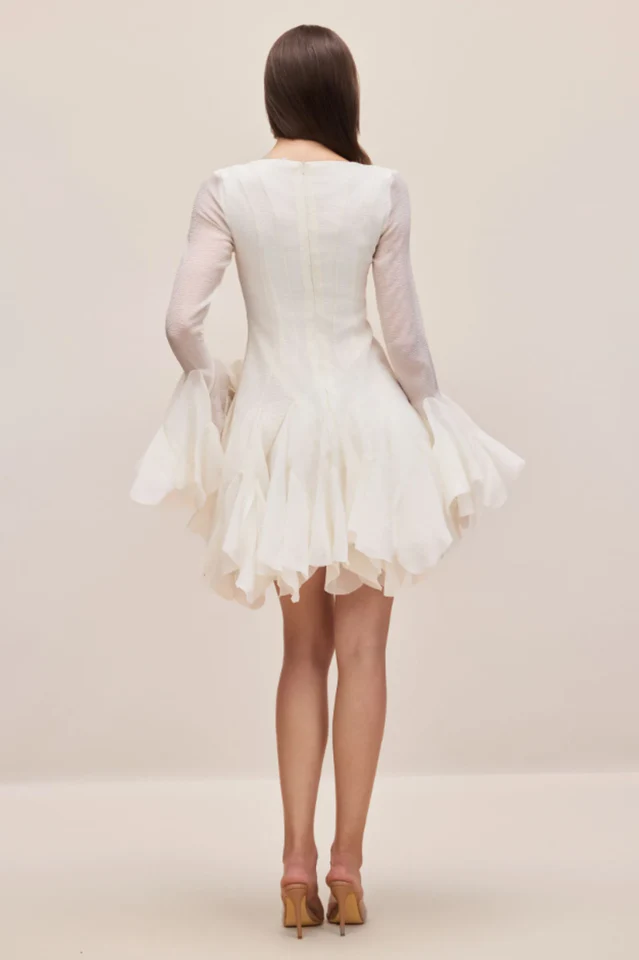 Miranda Asymmetric Hem Mini Dress