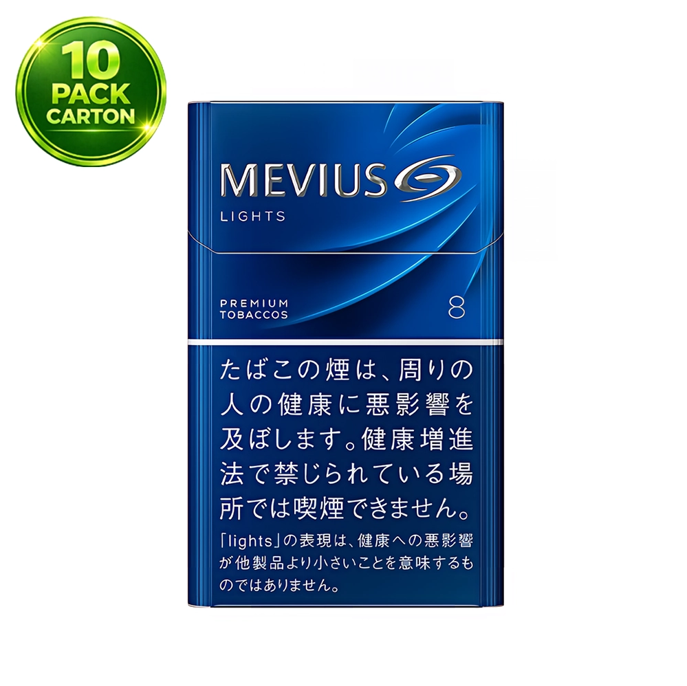 Mevius Lights 8- 1 Carton (10 Packs) | Buy 5 Get 1 FREE
